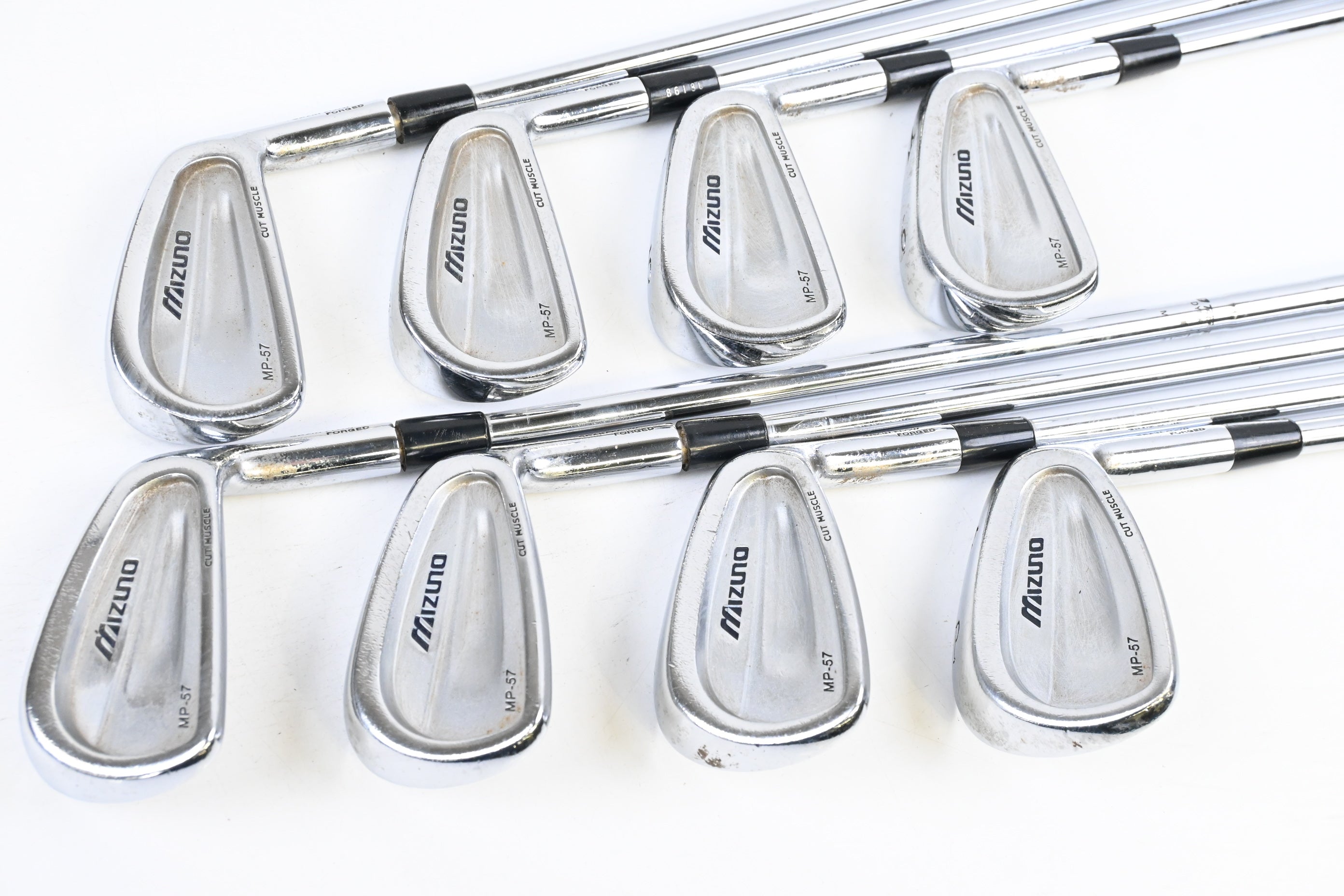 Mizuno MP-57 Irons / 3-PW / Stiff Flex Dynalite Gold SL S300 Shafts