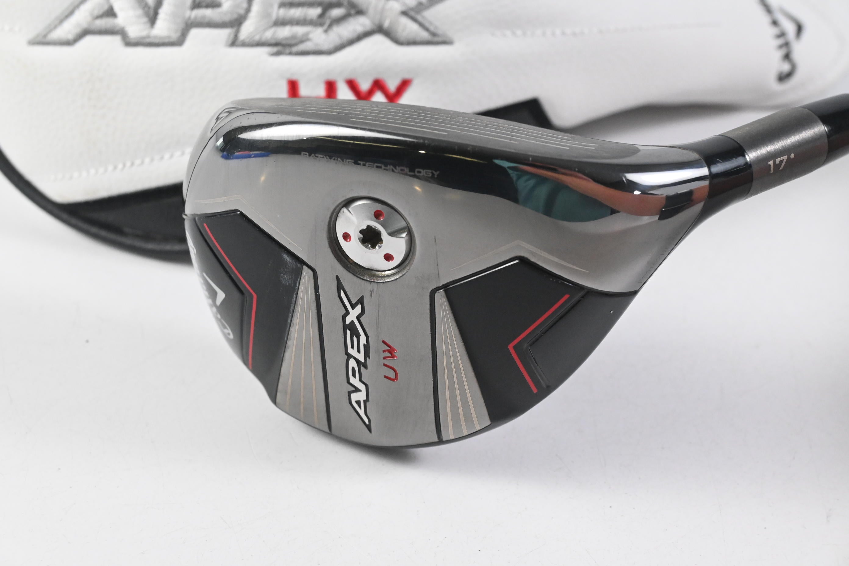 Callaway Apex UW 24 #2 Hybrid / 17 Degree / Stiff Flex MMT Black 70 Shaft