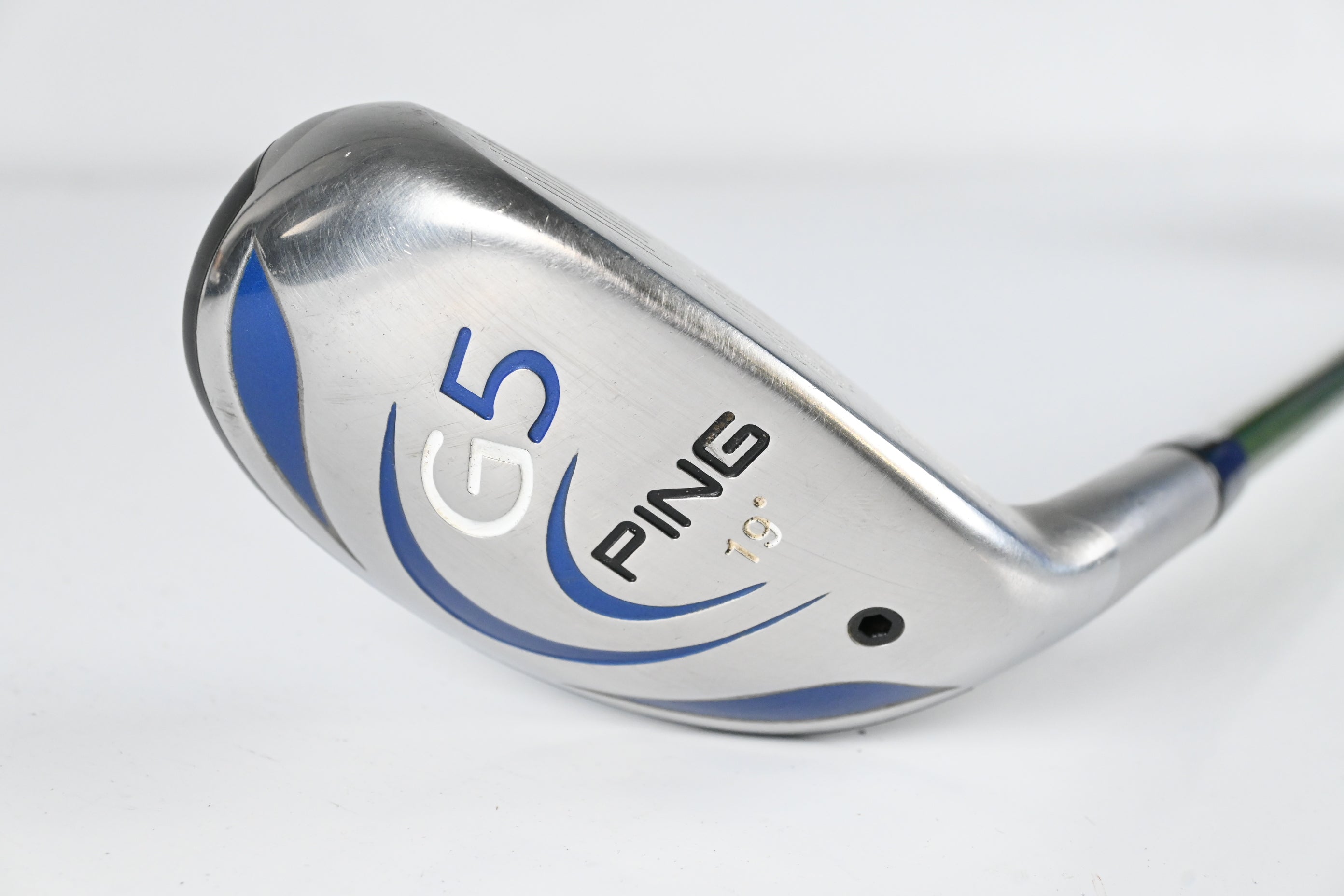 Ping G5 #3 Hybrid / 19 Degree / Stiff Flex Aldila NV Green 85 Shaft