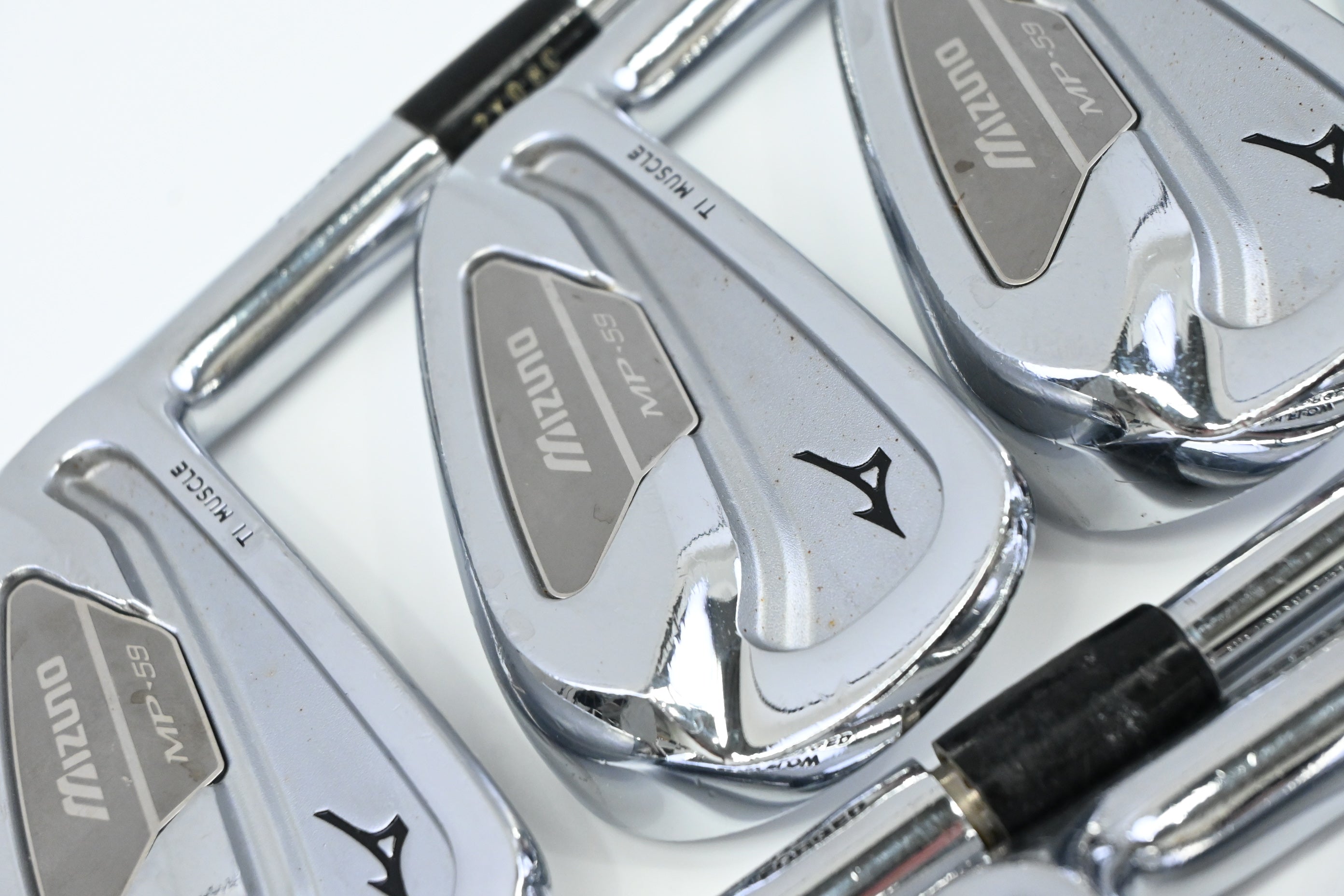 Mizuno MP-59 Irons / 3-PW / Regular Flex Dynalite Gold XP R300 Shafts