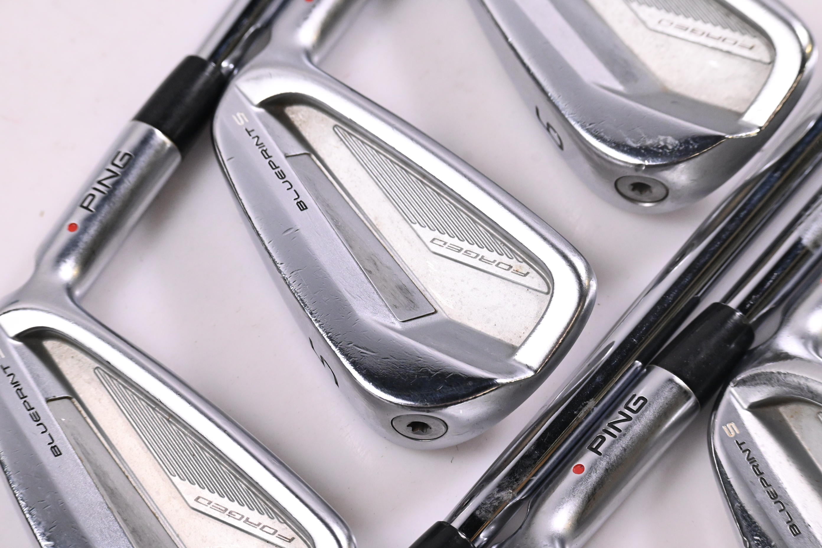 Ping Blueprint S Irons / 4-PW / Red Dot / X-Flex N.S.Pro Modus³ Tour 120 Shafts