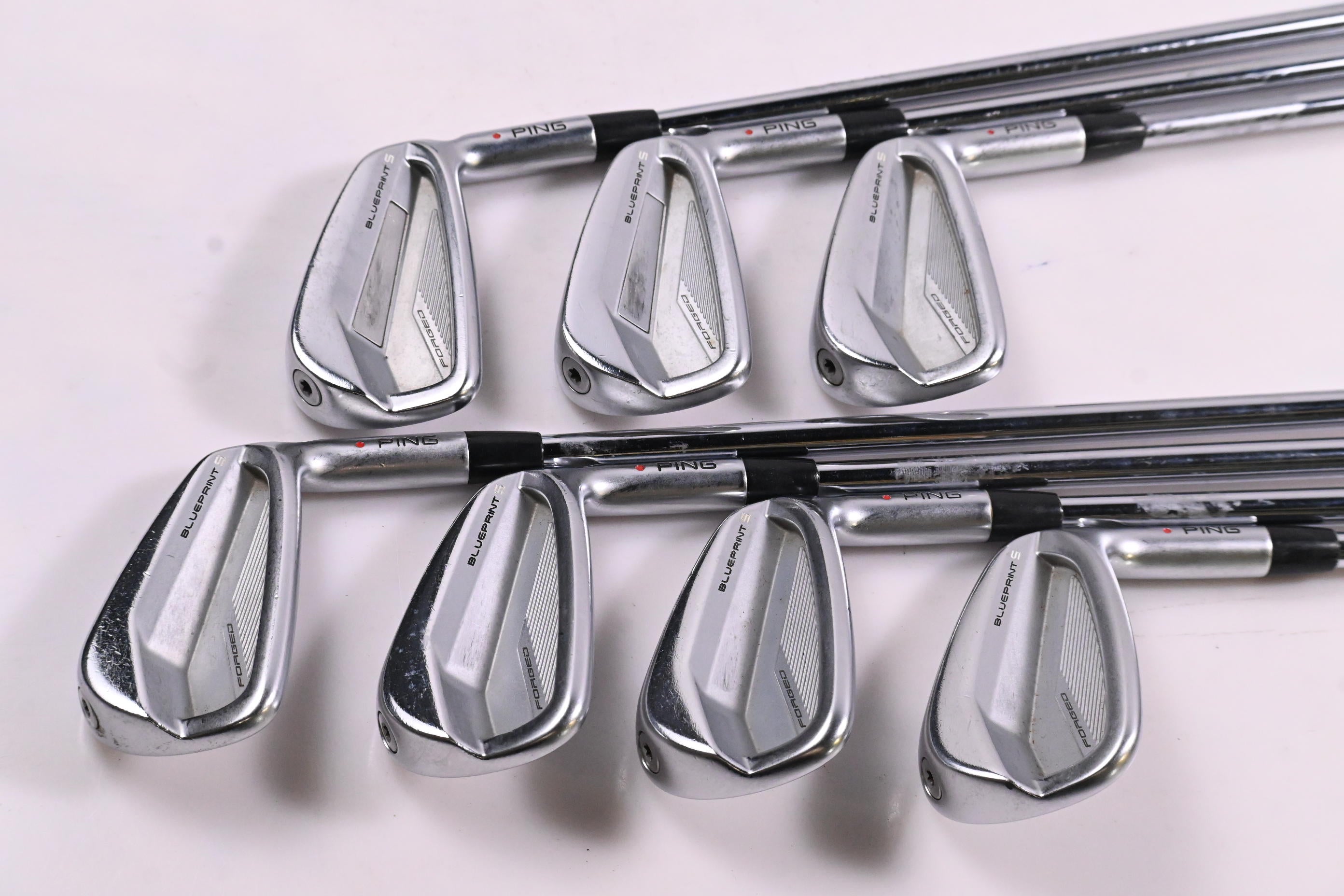 Ping Blueprint S Irons / 4-PW / Red Dot / X-Flex N.S.Pro Modus³ Tour 120 Shafts