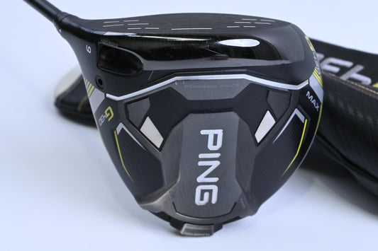 Left Hand Ping G430 Max Driver / 9 Degree / Stiff Flex Ping Alta CB Black 55