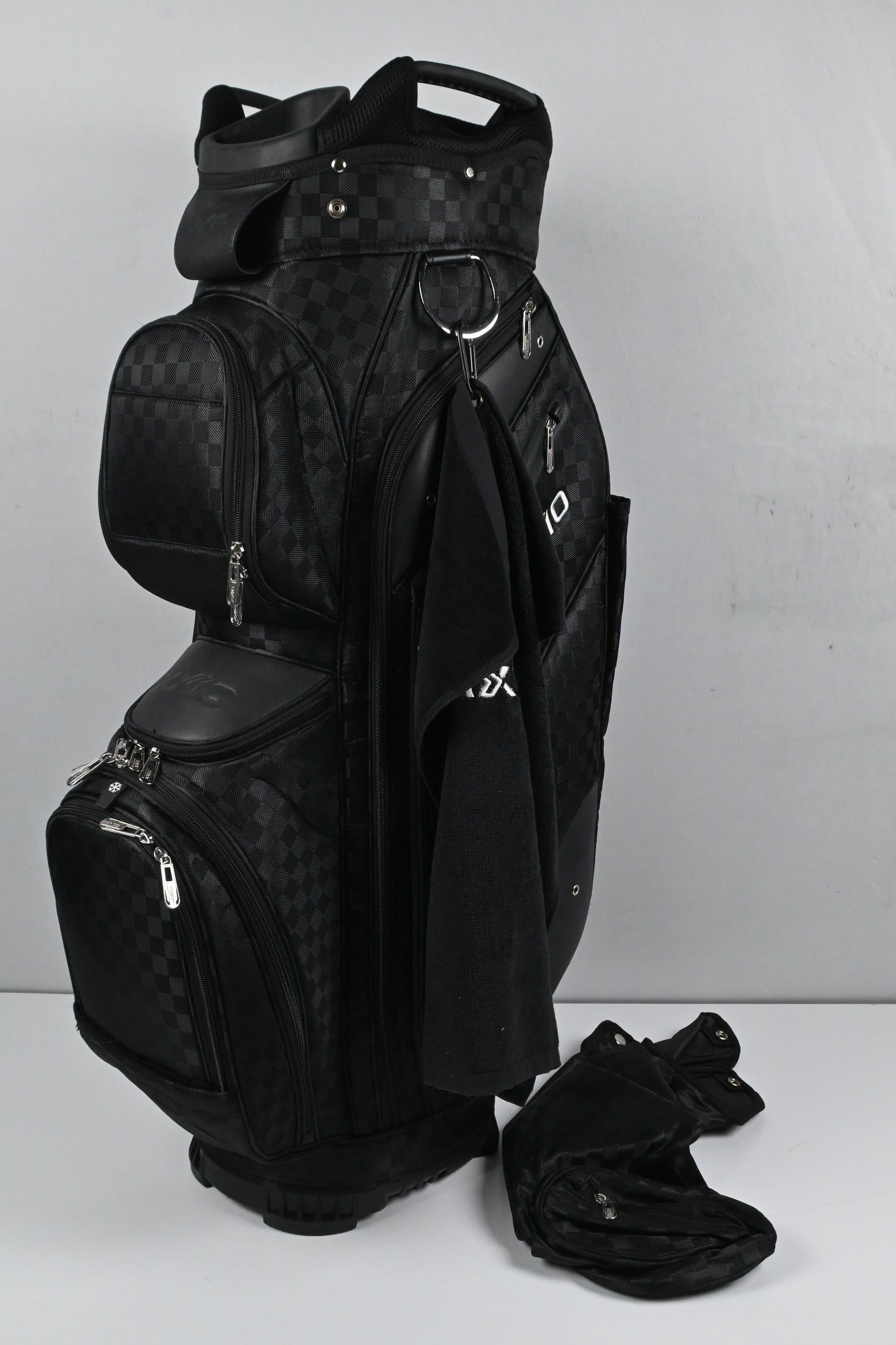 XXIO Cart Bag / 14-Way Divider / Black Patchwork