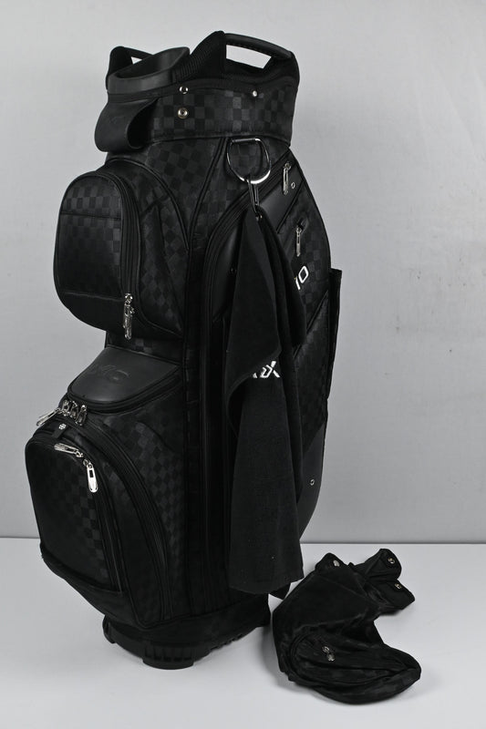 XXIO Cart Bag / 14-Way Divider / Black Patchwork