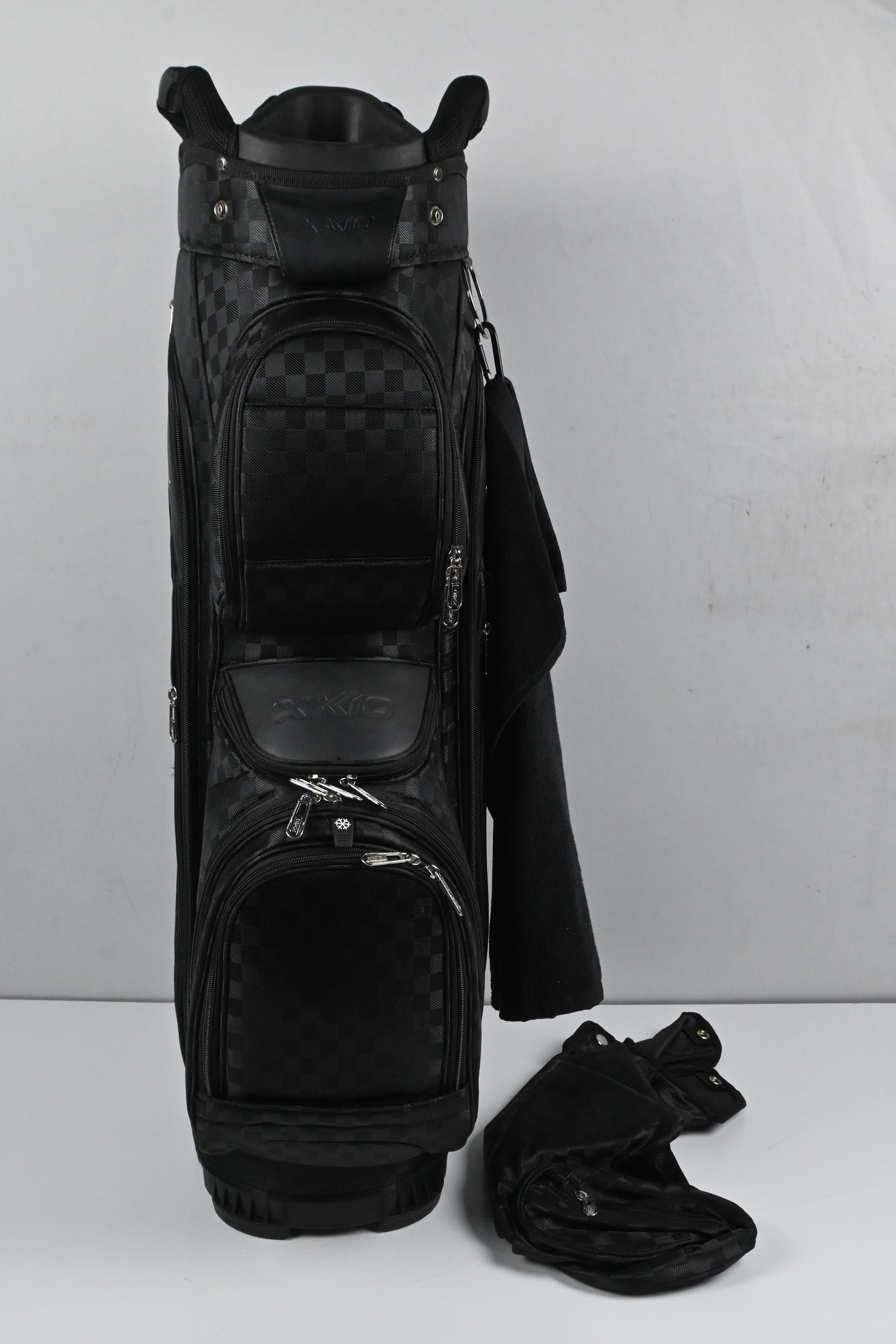 XXIO Cart Bag / 14-Way Divider / Black Patchwork