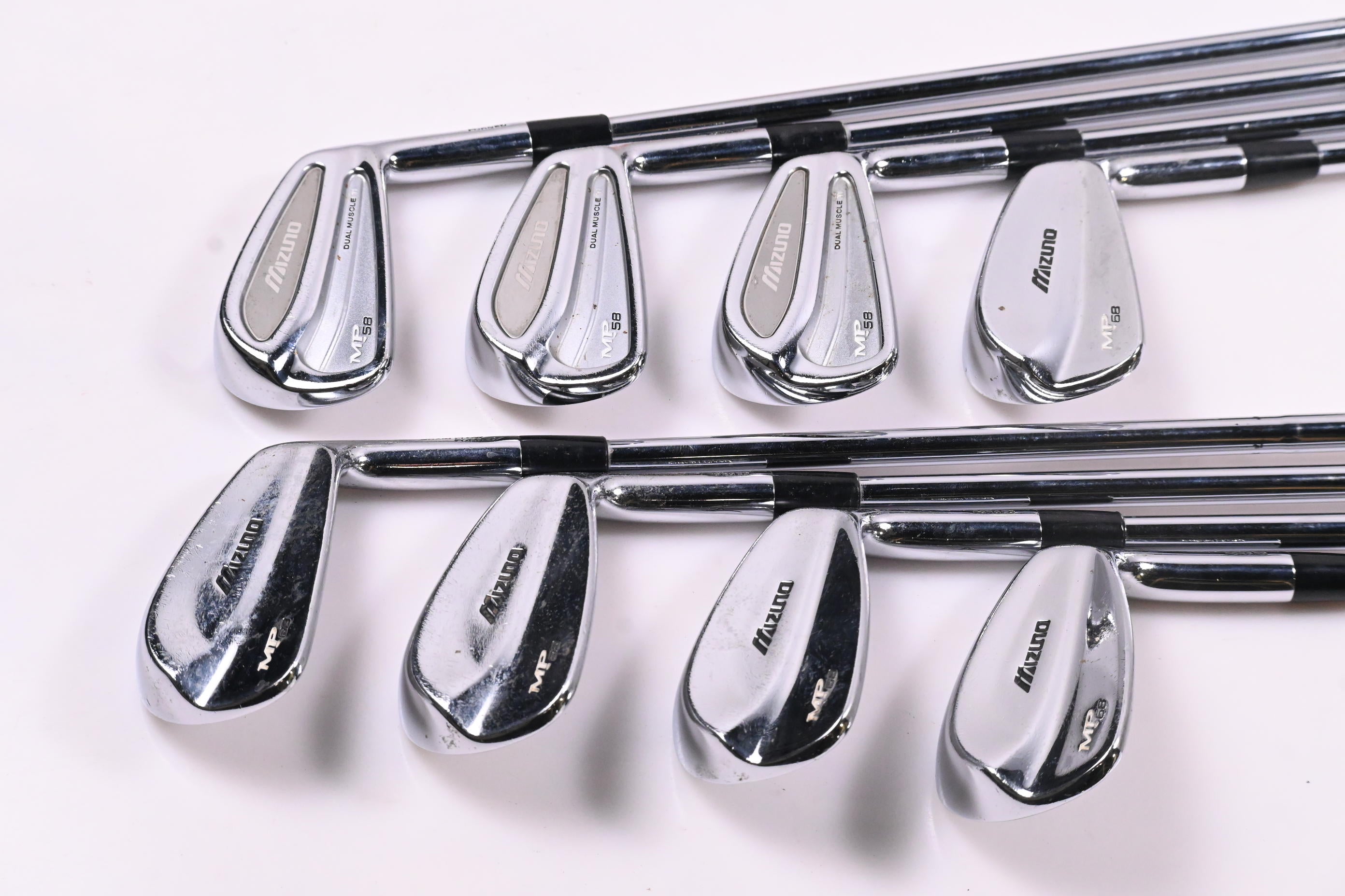 Mizuno MP-58 / MP-68 Combo Irons / 3-PW / Stiff Flex Dynamic Gold S300 Shafts