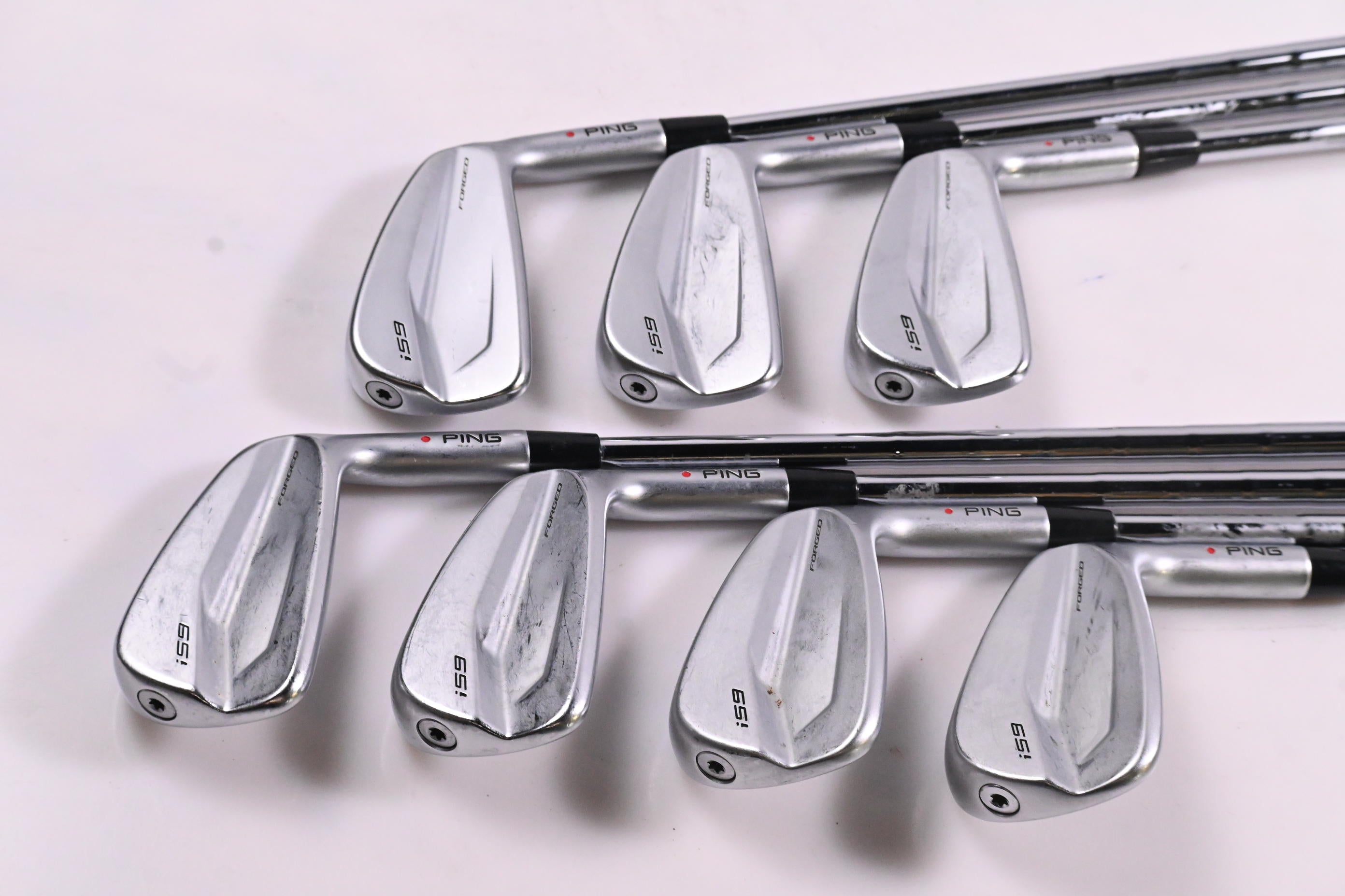 Ping i59 Irons / 3-9i / Red Dot / X-Flex N.S.Pro Modus³ Tour 130 Shafts