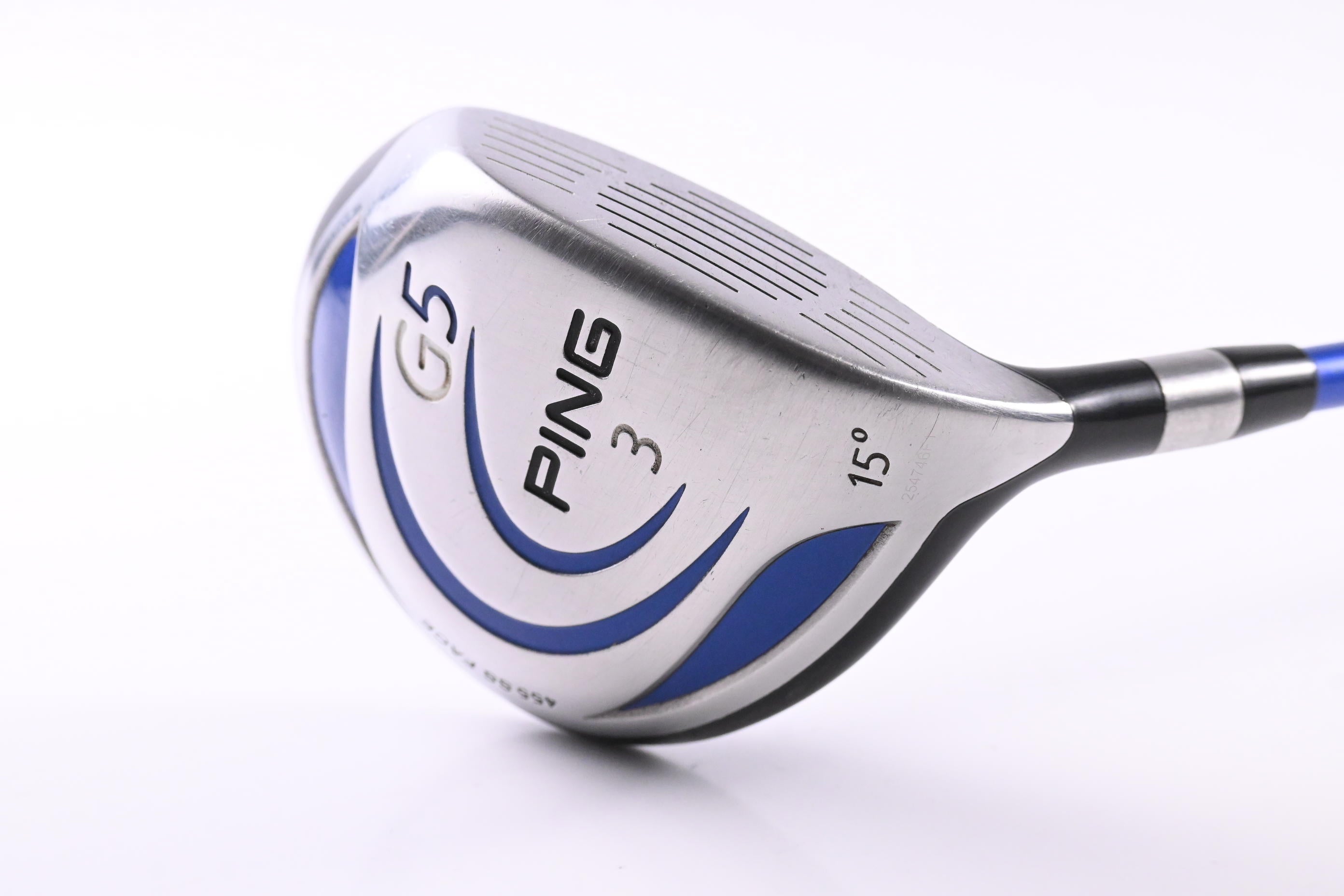 Ping G5 #3 Wood / 15 Degree / Stiff Flex Grafalloy ProLaunch Blue 75 Shaft