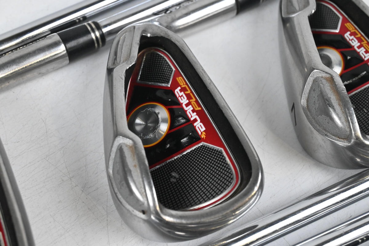 Taylormade Burner Plus Irons / 4-PW+SW / Uniflex Burner 85 Shafts