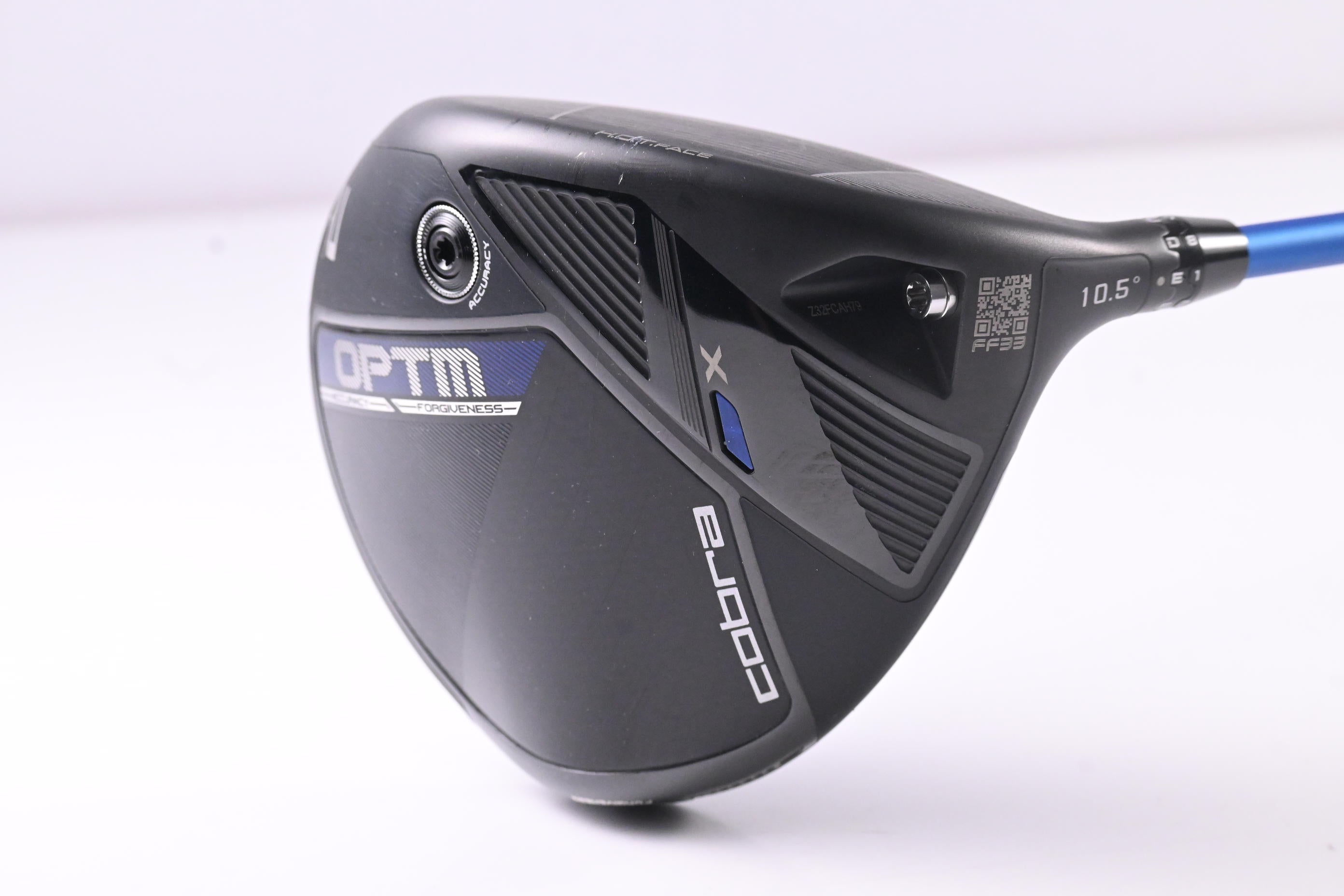 Cobra OPTM X Driver / 10.5 Degree / Stiff Flex Denali Frost Blue CB 60 Shaft