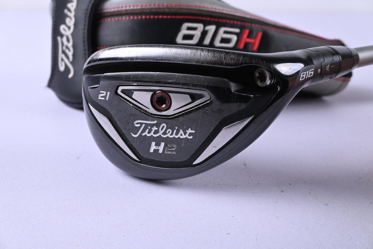 Titleist 816 H2 #3 Hybrid / 21 Degree / Stiff Flex Diamana S+ Blue 70 Shaft
