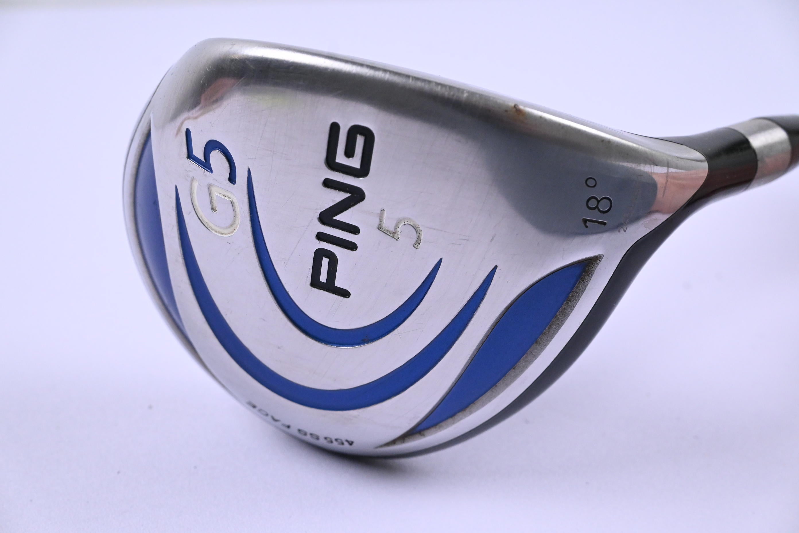 Ping G5 #5 Wood / 18 Degree / Stiff Flex Aldila NV 350 75 Shaft