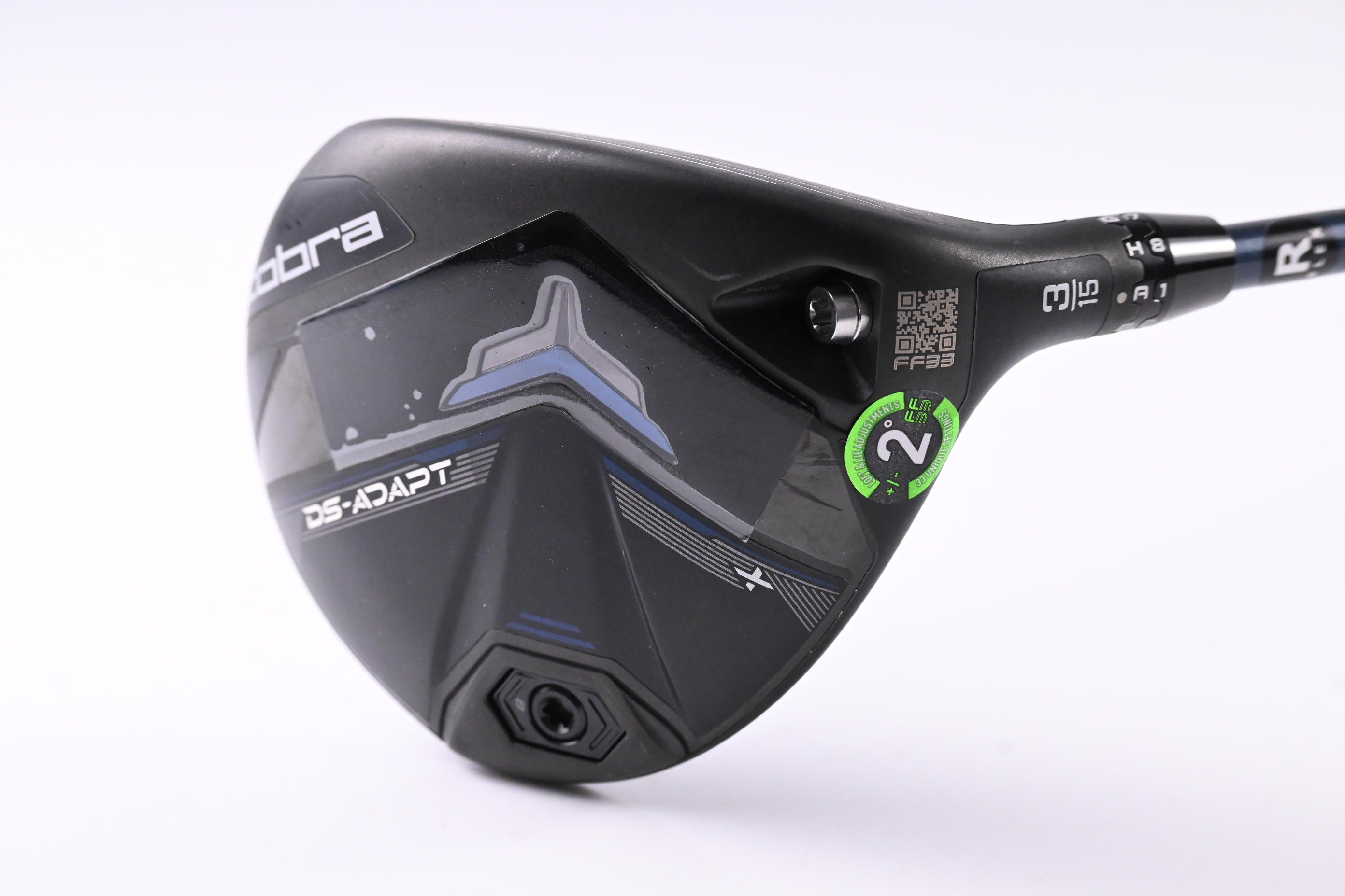 Cobra DS-Adapt X #3 Wood / 15 Degree / Regular Flex Denali Blue 60 Shaft