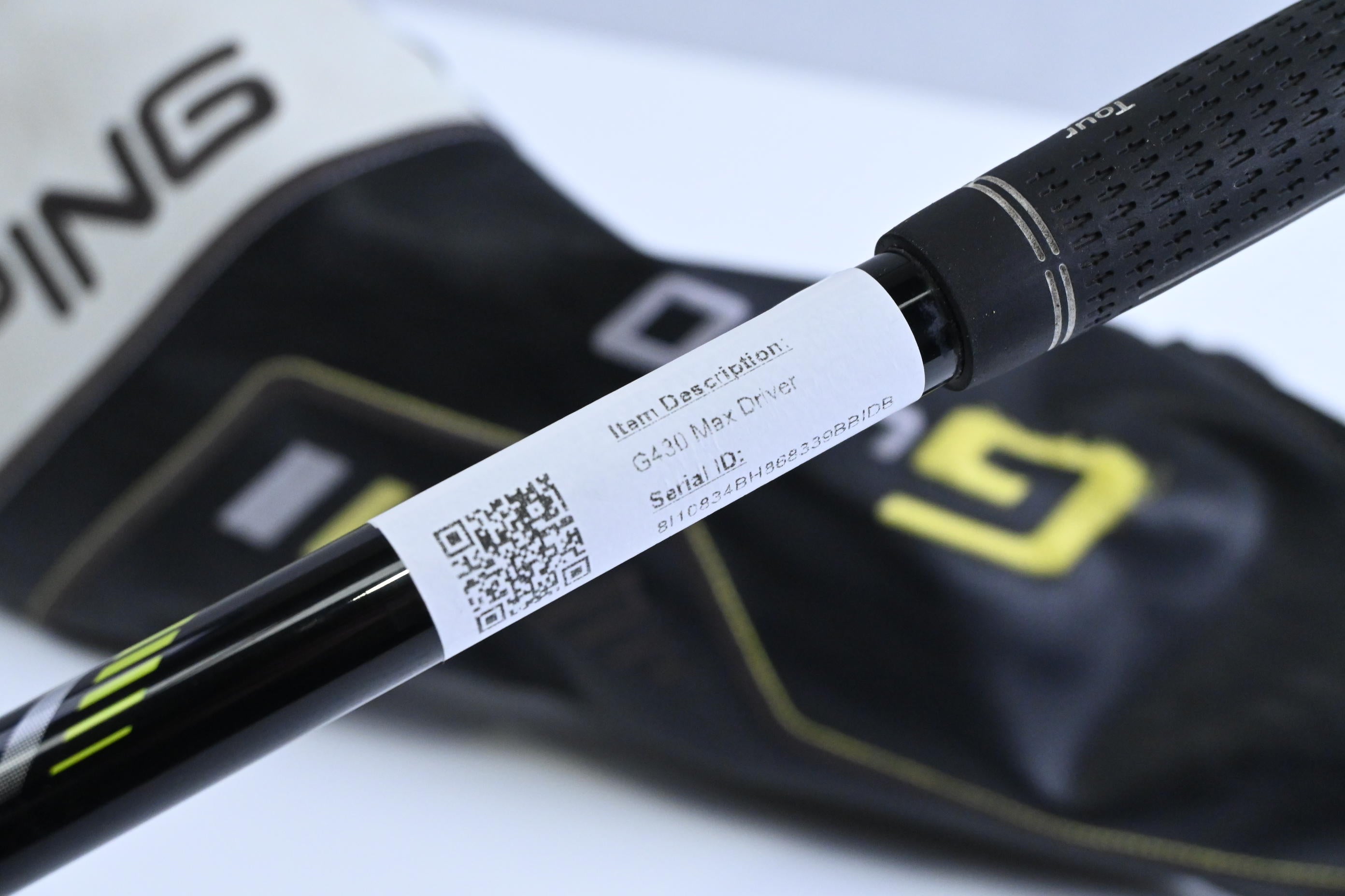 Ping G430 Max Driver / 10.5 Degree / Regular Flex Ping Alta CB Black 55 Shaft