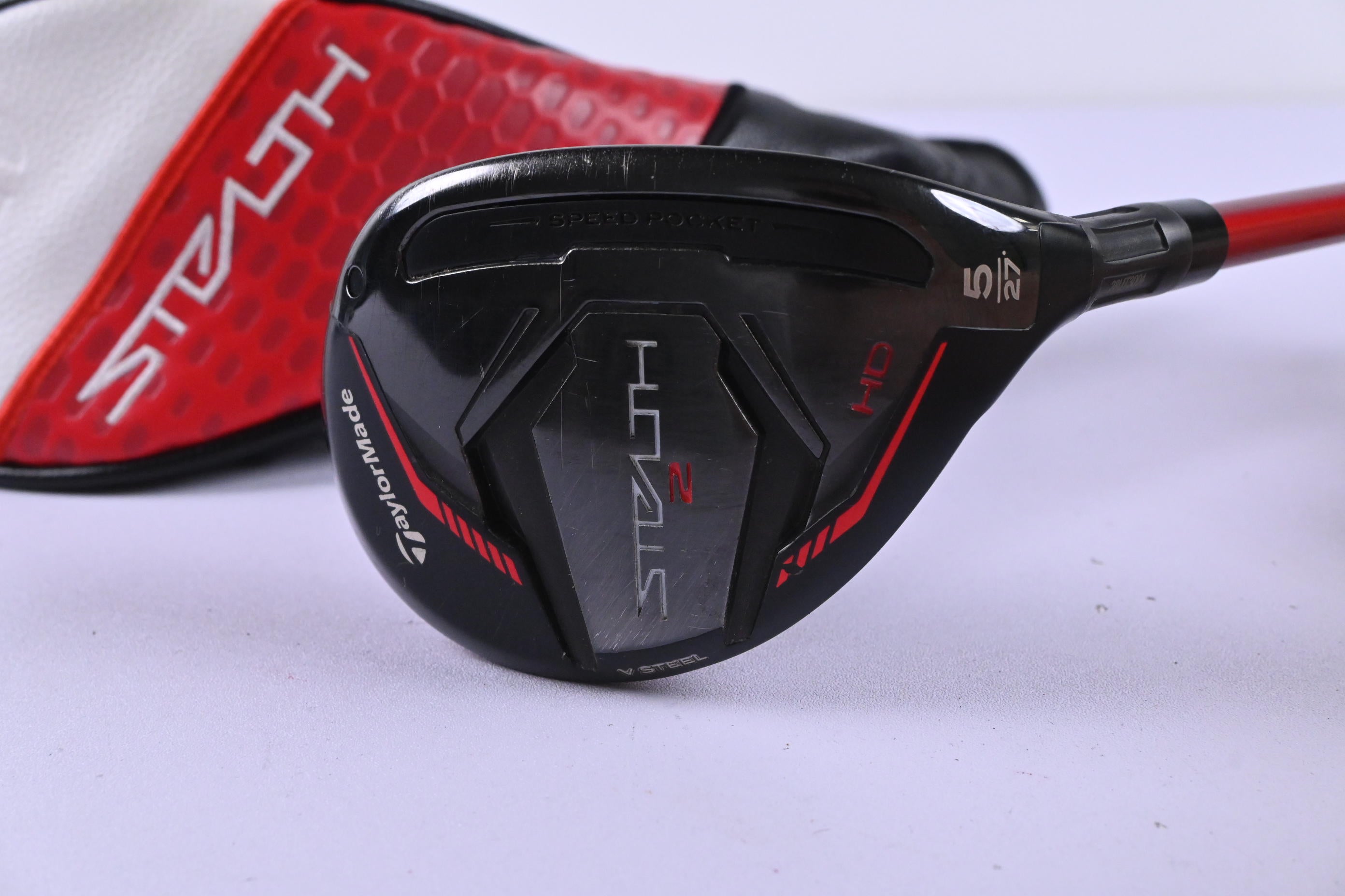 Taylormade Stealth 2 HD #5 Hybrid / 27 Degree / Regular Flex Speeder NX Red 50