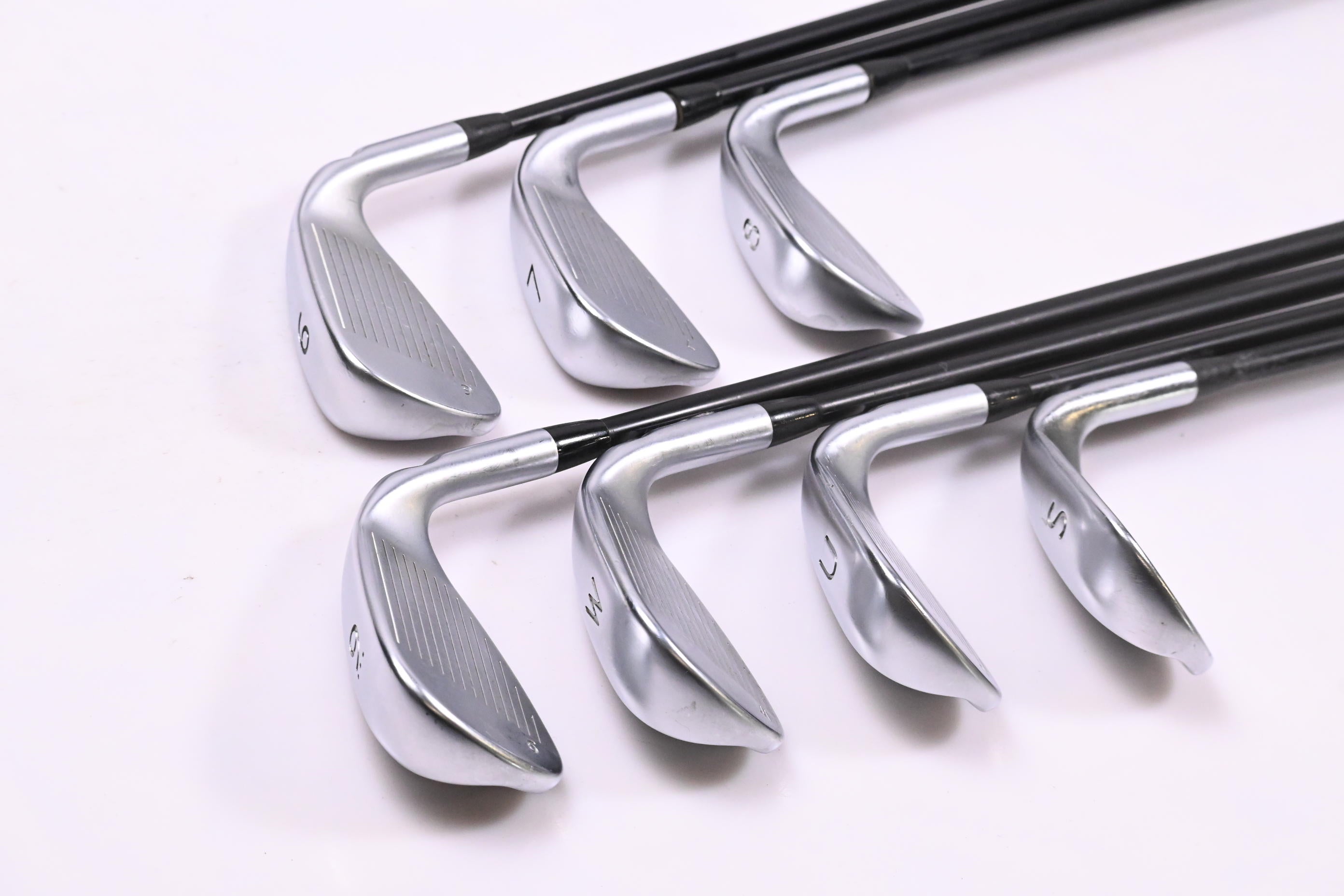 Left Hand Ping G400 Irons / 6-PW+GW+SW / Blue Dot / Regular Flex Ping Alta CB