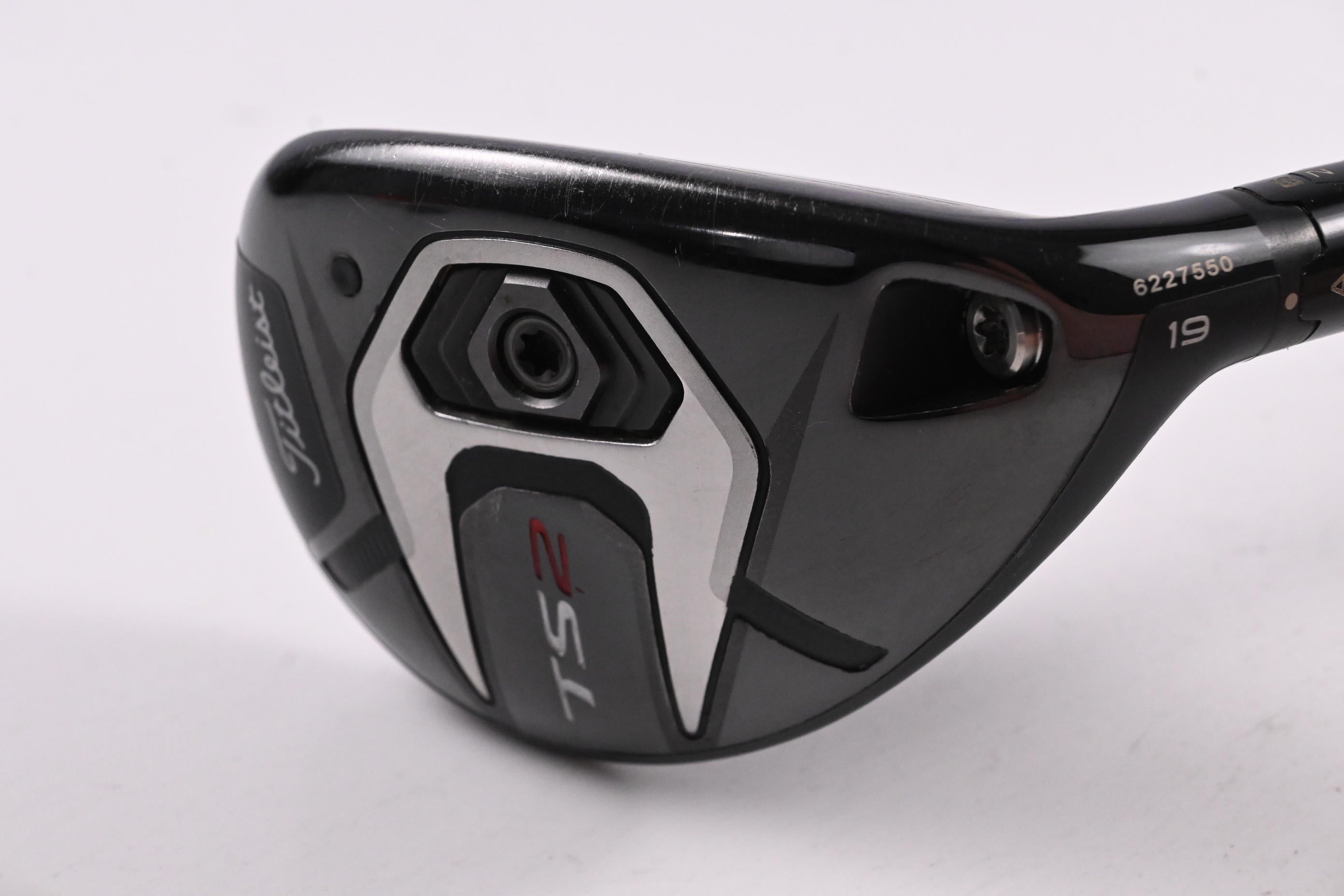 Titleist TS2 #3 Hybrid / 19 Degree / Stiff Flex HZRDUS Smoke Black 80 Shaft