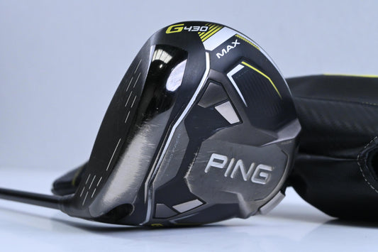 Left Hand Ping G430 Max Driver / 10.5 Degree / Regular Flex Ping Alta CB Black