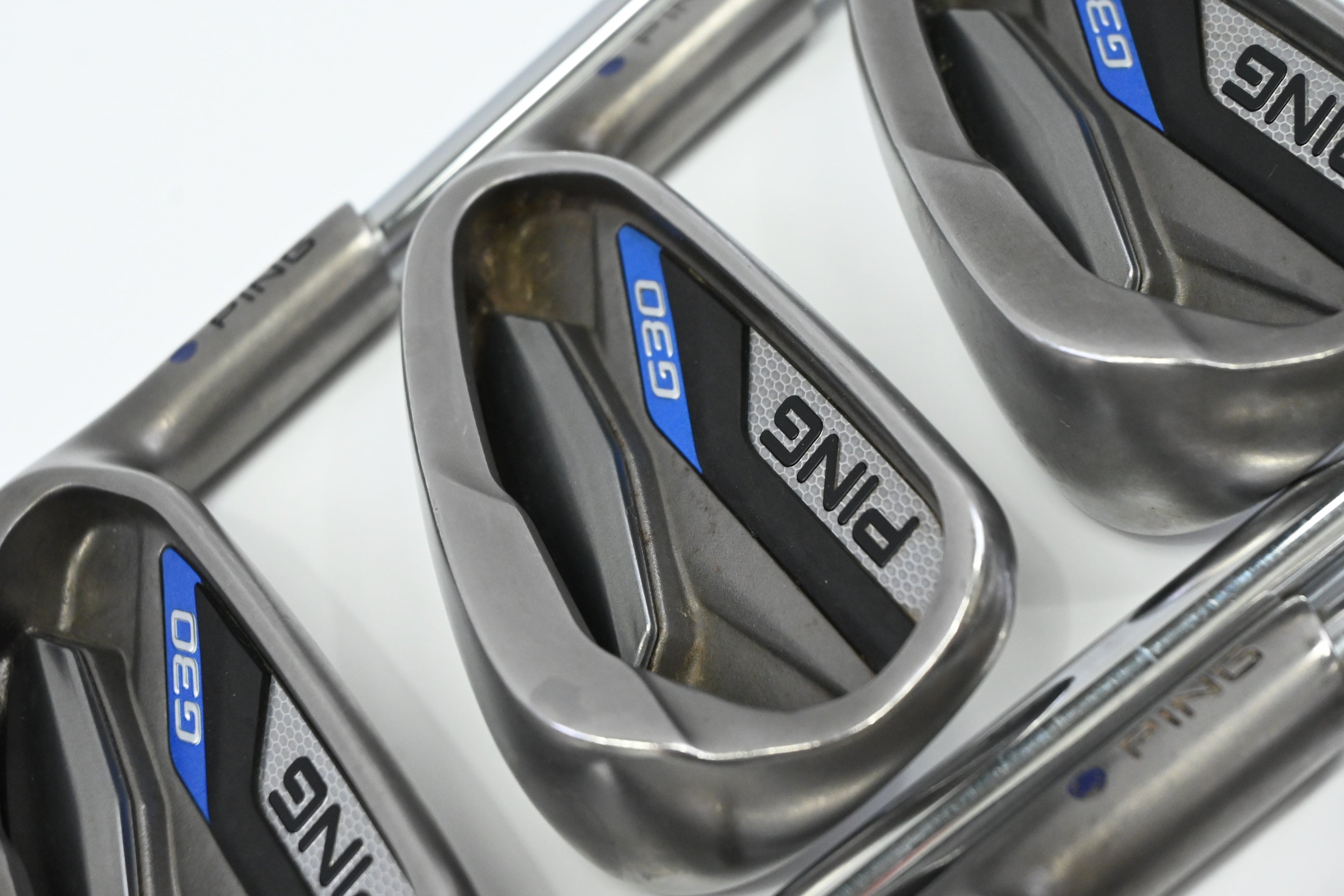 Ping G30 Irons / 5-PW / Purple Dot / Senior Flex Ping CFS Distance Shafts