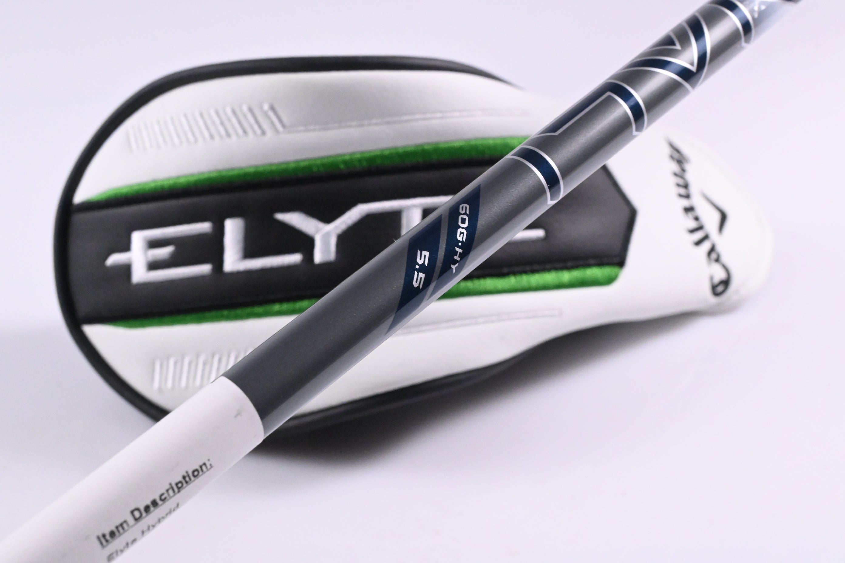 Callaway Elyte #4 Hybrid / 22 Degree / Regular Flex Denali Charcoal 60 Shaft
