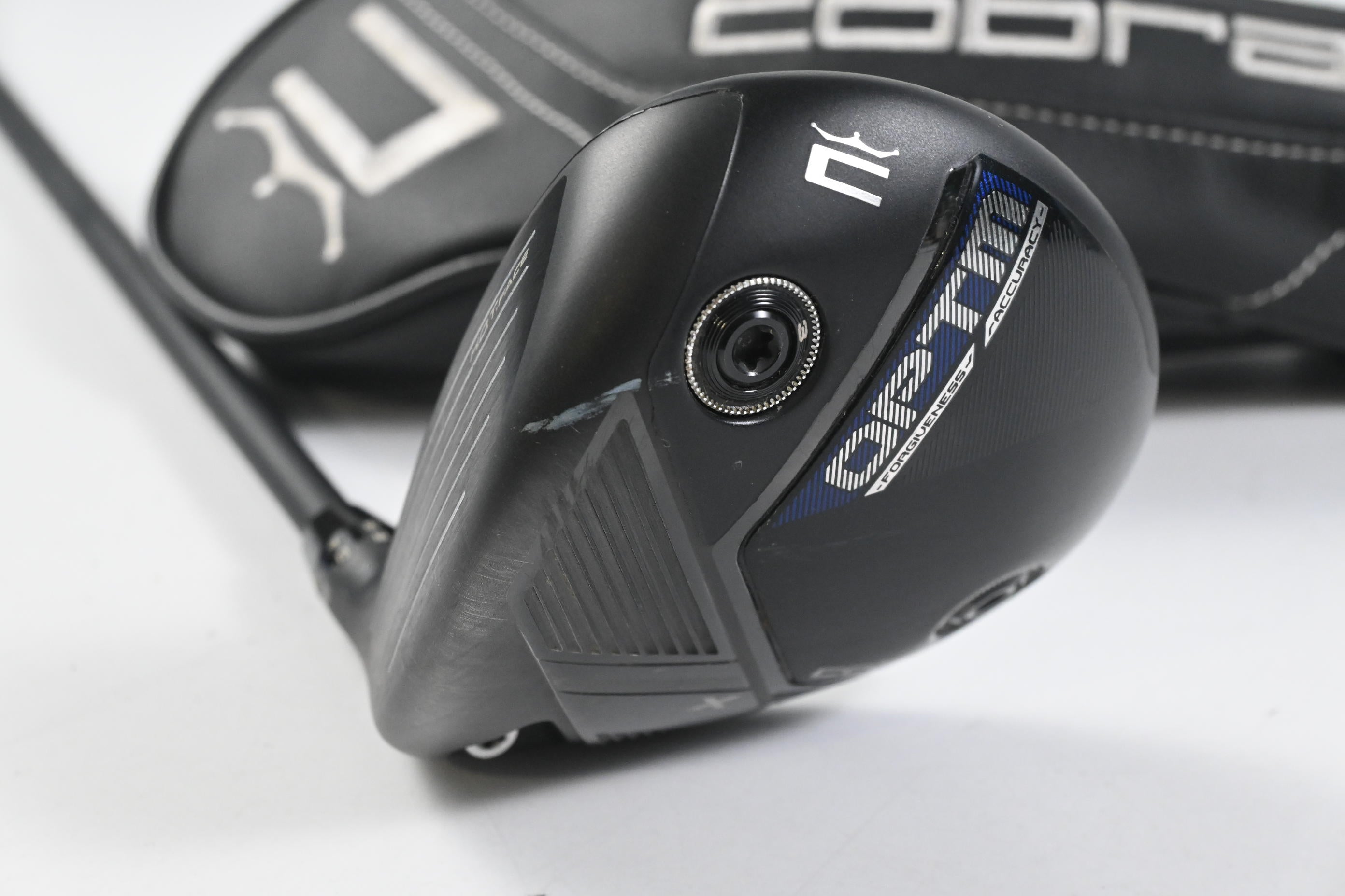 Left Hand Cobra OPTM X #5 Wood / 18 Degree / Stiff Flex Kai'li Dark Waves Blue