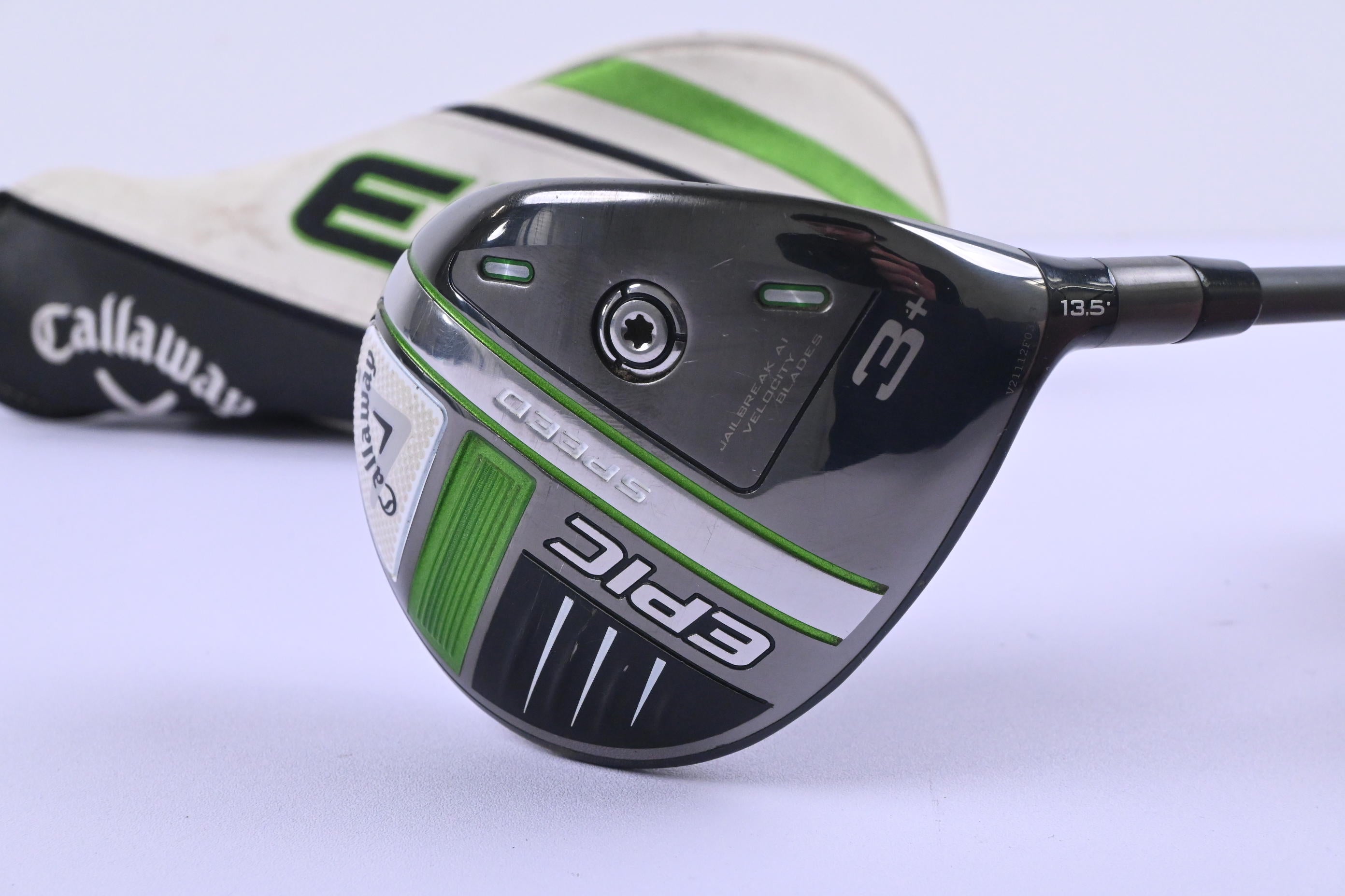 Callaway EpicSpeed #3 Wood / 13.5 Degree / Stiff Flex HZRDUS Smoke Green Mi10 60