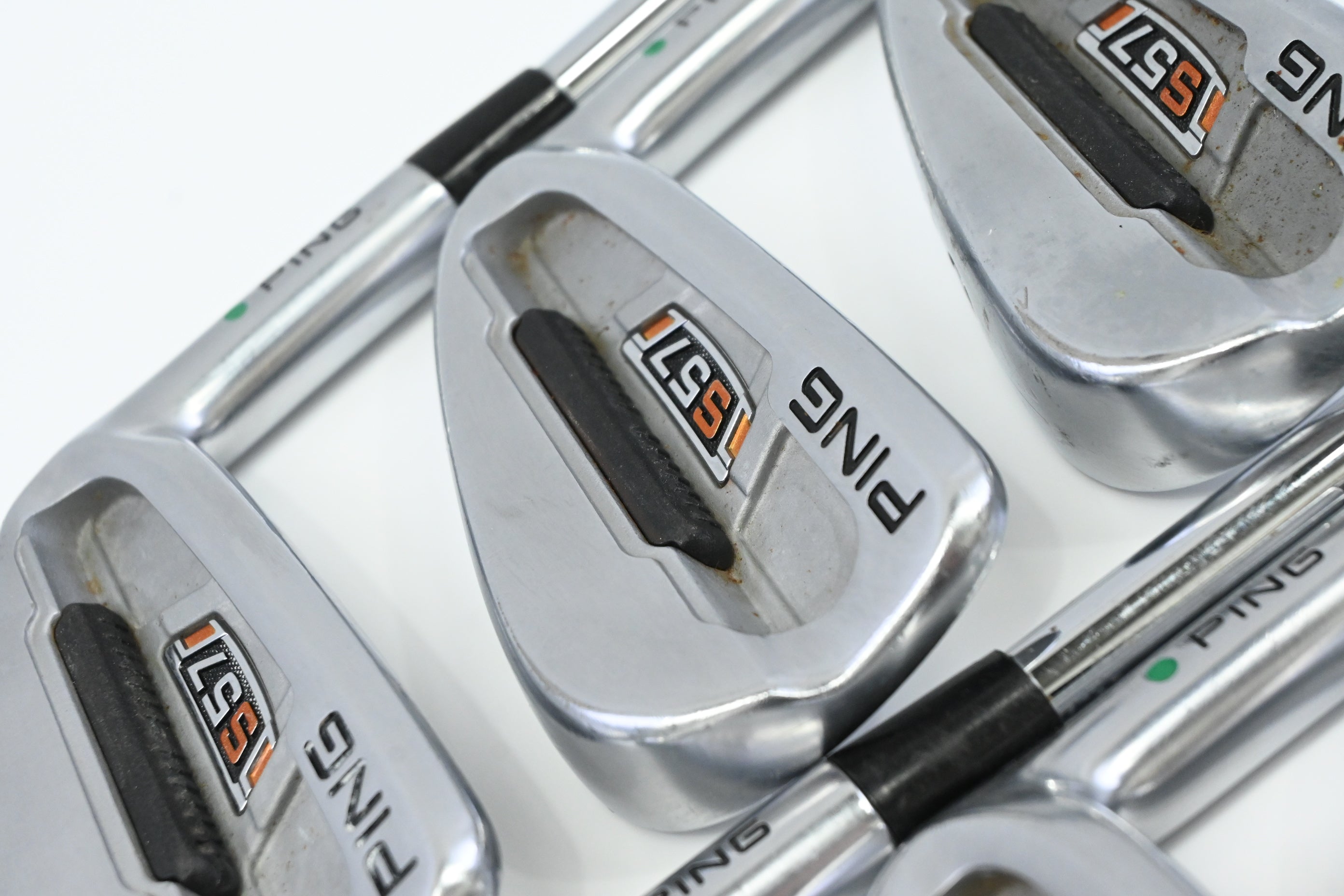Ping S57 Irons / 4-9 / Green Dot / Stiff Flex Dynamic Gold S300 Shafts
