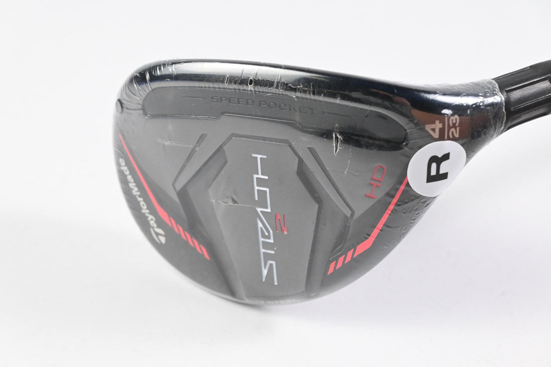 Taylormade Stealth 2 HD #4 Hybrid / 23 Degree / Regular Flex Fujikura Speeder NX