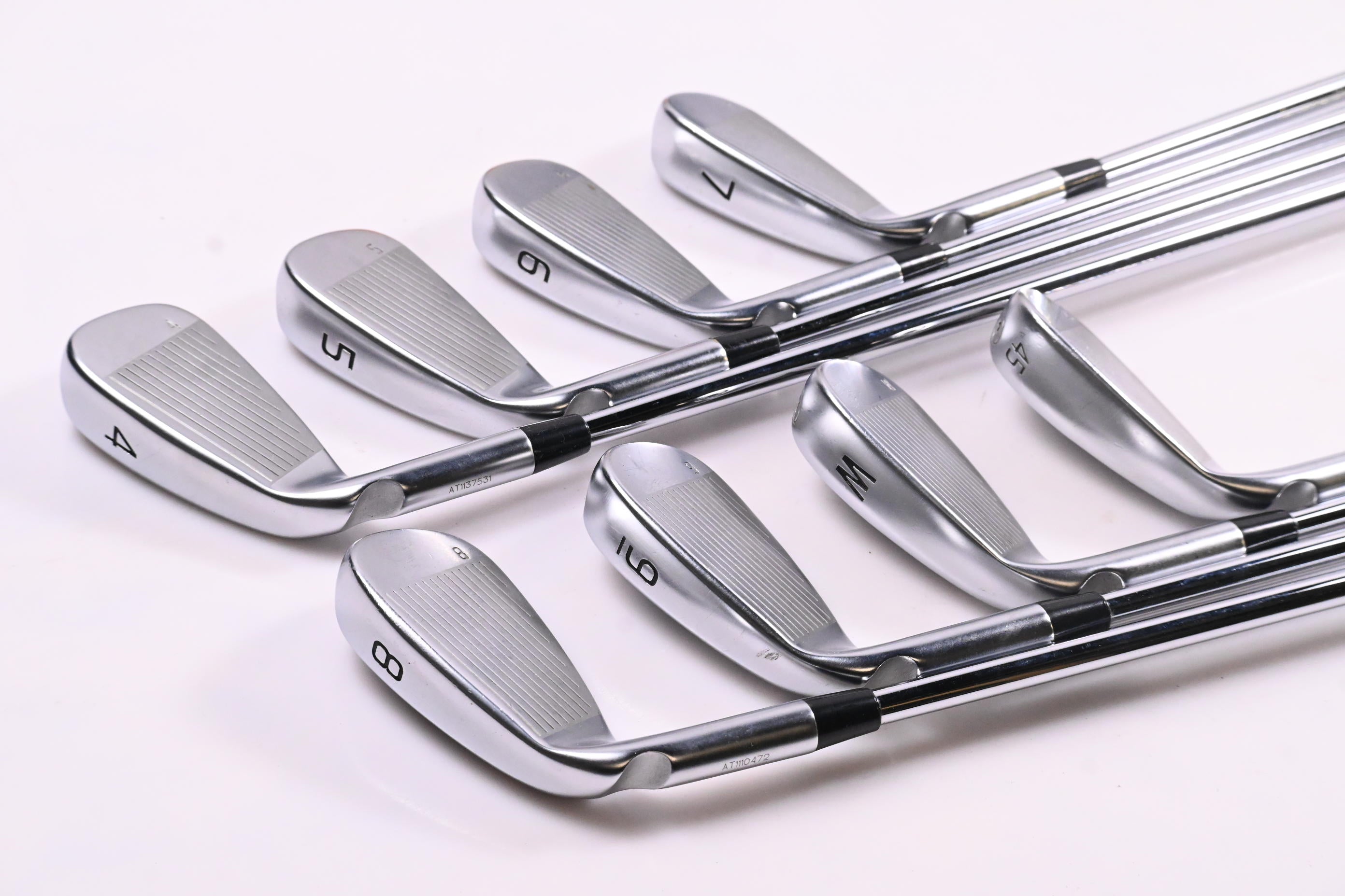 Ping G430 Irons / 4-PW+45° / Blue Dot / Stiff Flex Ping AWT 2.0 Shafts