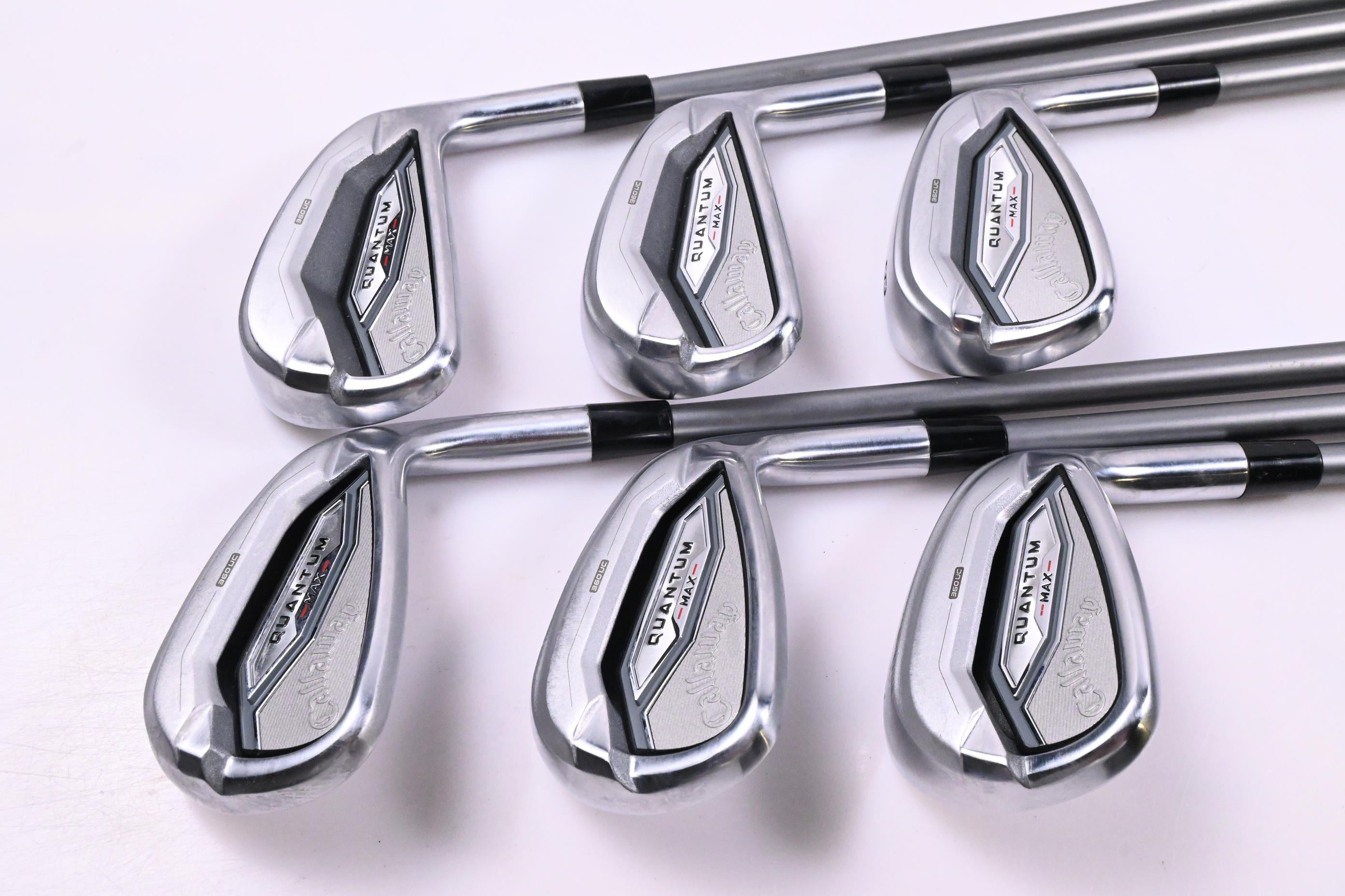 Callaway Quantum Max Irons / 6-PW+GW / Regular Flex Denali Frost Silver 60