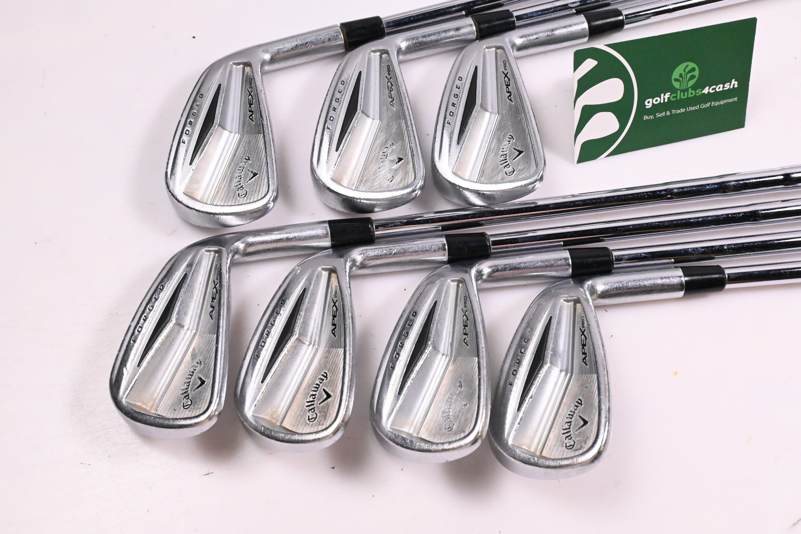 Callaway Apex Forged Irons / 4-PW / Stiff Flex KBS Tour-V 110 Shafts