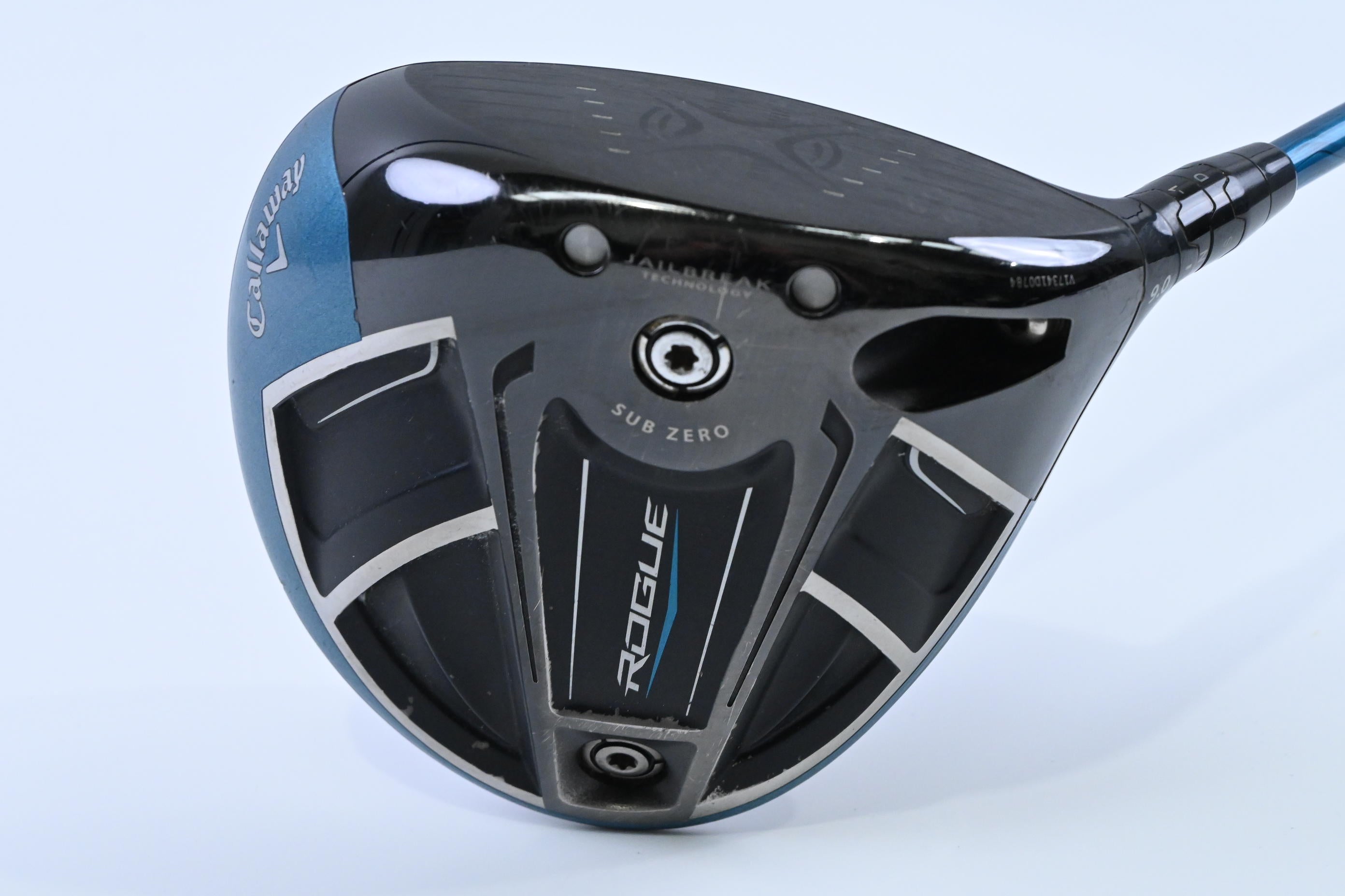 Callaway Rogue Sub Zero Driver / 9 Degree / Stiff Flex Evenflow Blue 65 Shaft
