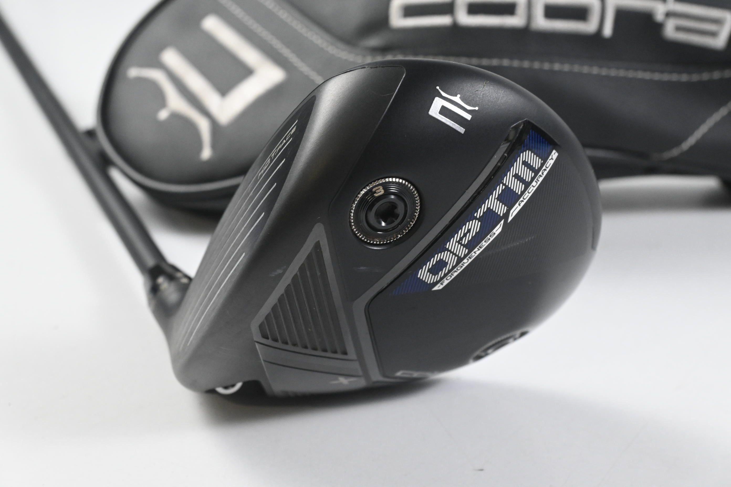 Left Hand Cobra OPTM X #3 Wood / 15 Degree / Stiff Flex Kai'li Dark Waves Blue