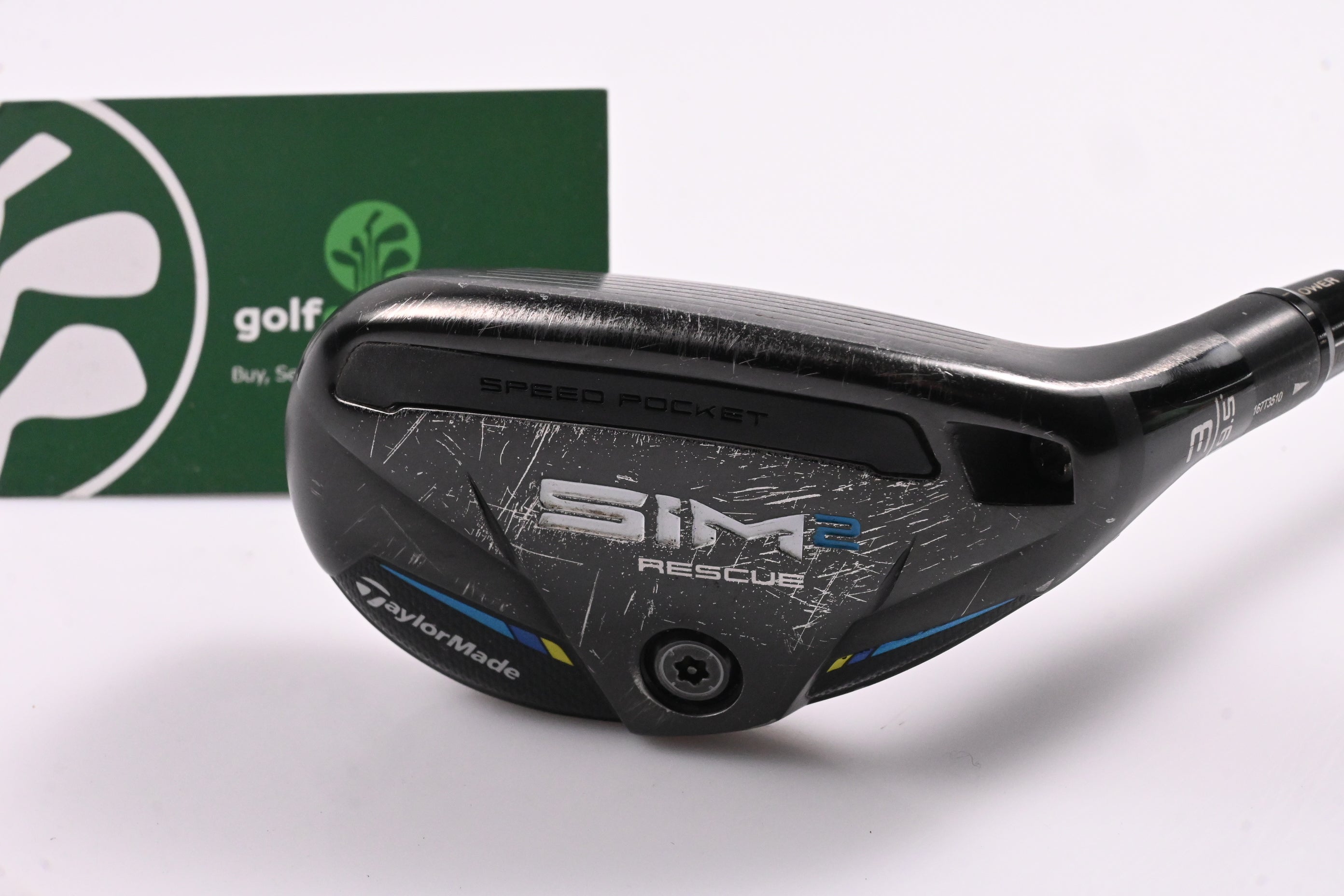 Taylormade SIM2 #3 Hybrid / 19.5 Degree / Stiff Flex Tensei AV Raw Blue 80 Shaft