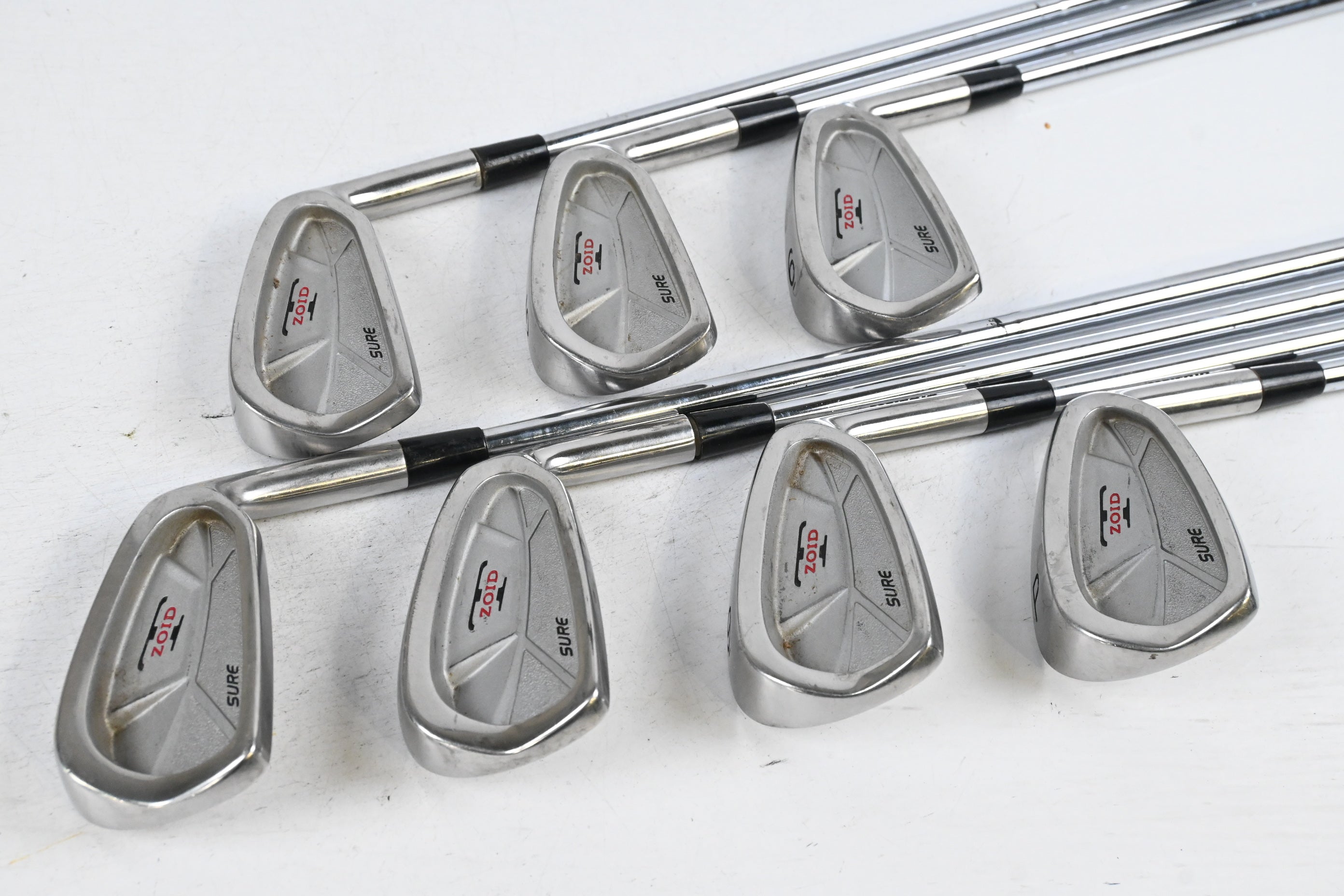 Mizuno T-Zoid Sure Irons / 4-PW / Regular Flex Gold Plus SensiCore Shafts