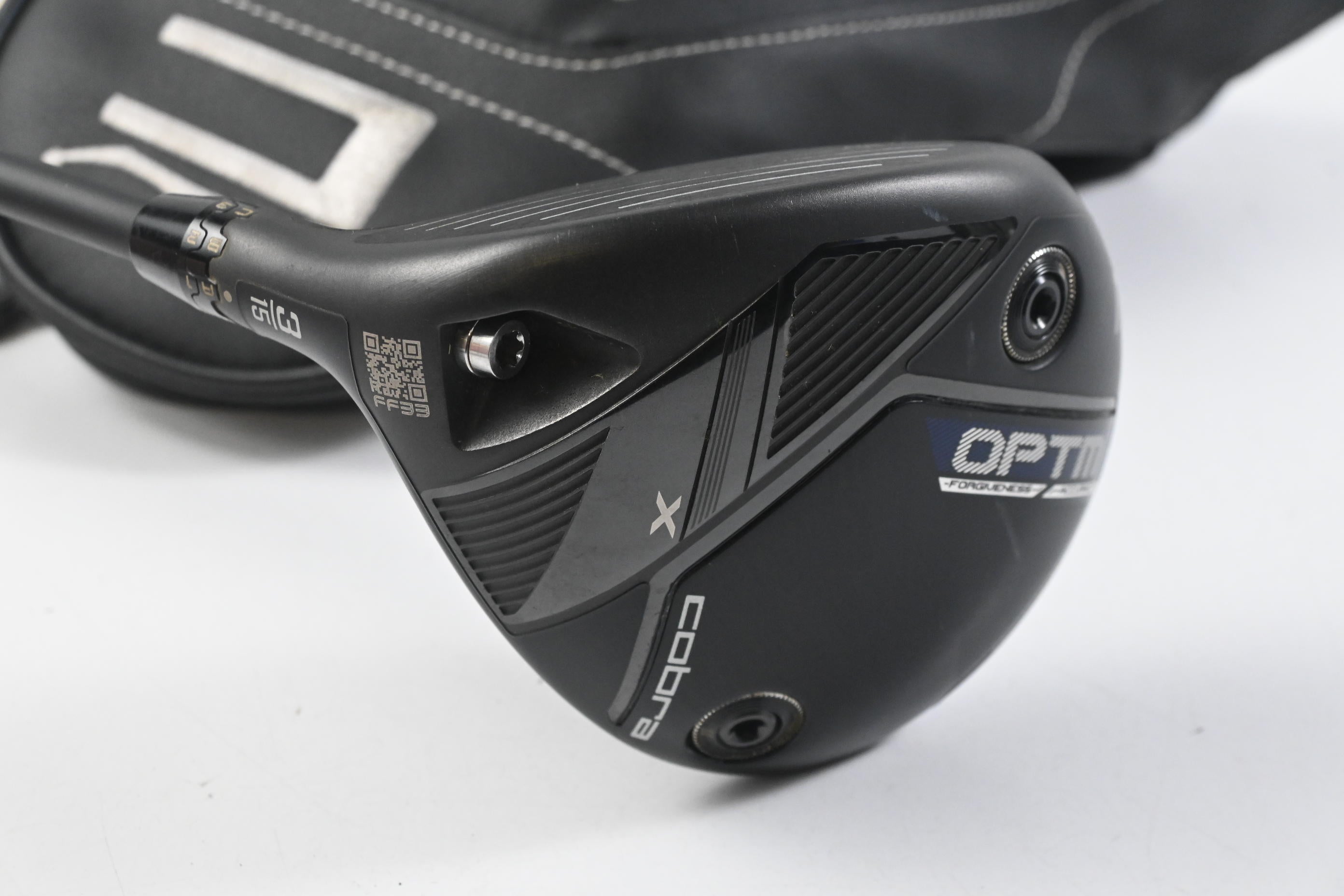 Left Hand Cobra OPTM X #3 Wood / 15 Degree / Stiff Flex Kai'li Dark Waves Blue