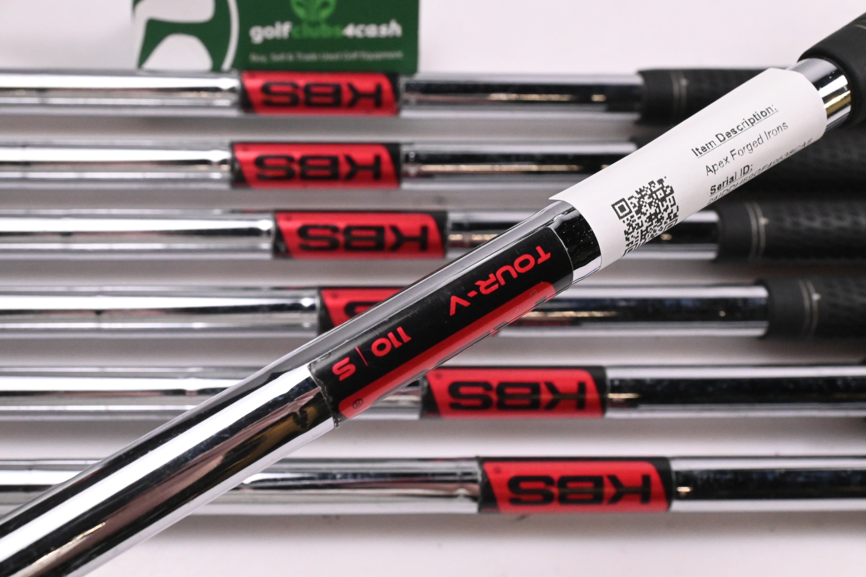 Callaway Apex Forged Irons / 4-PW / Stiff Flex KBS Tour-V 110 Shafts