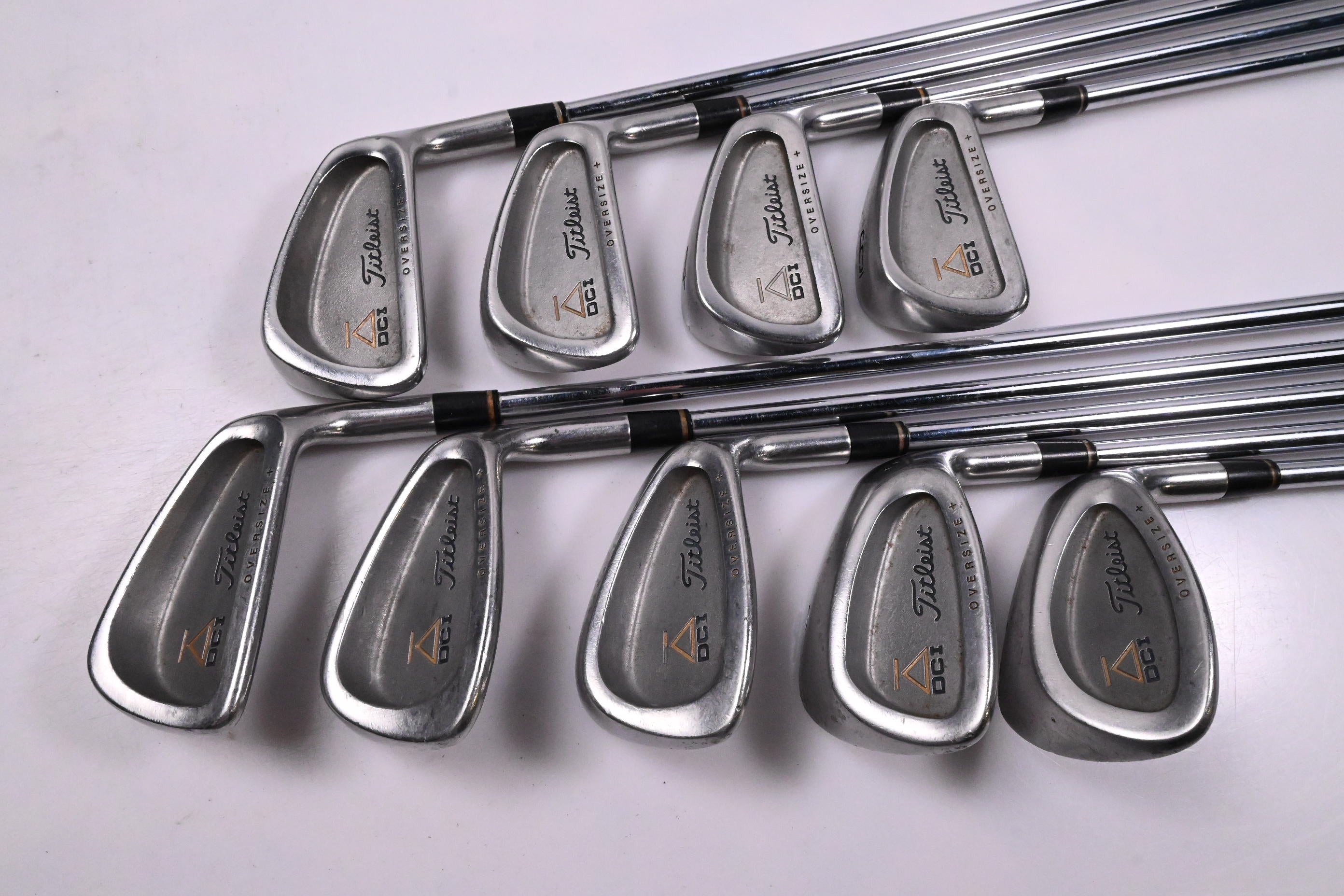 Titleist DCI Oversize+ Irons / 3-PW+SW / Regular Flex Precision Rifle Shafts