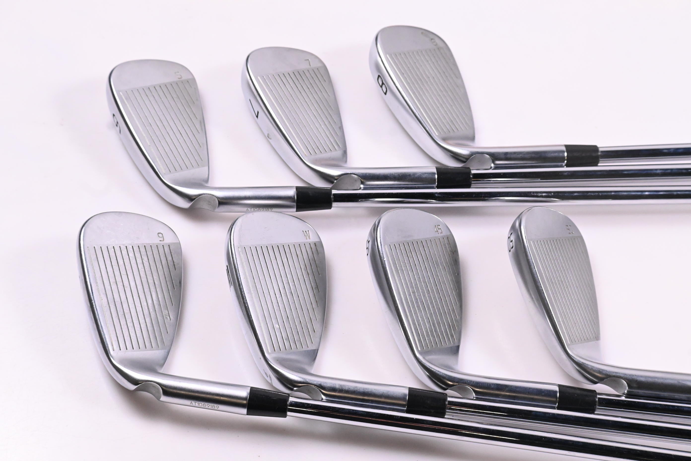 Ping G430 Irons / 6-PW+45°+50° / Green Dot / Regular Flex Ping AWT 2.0 Shafts