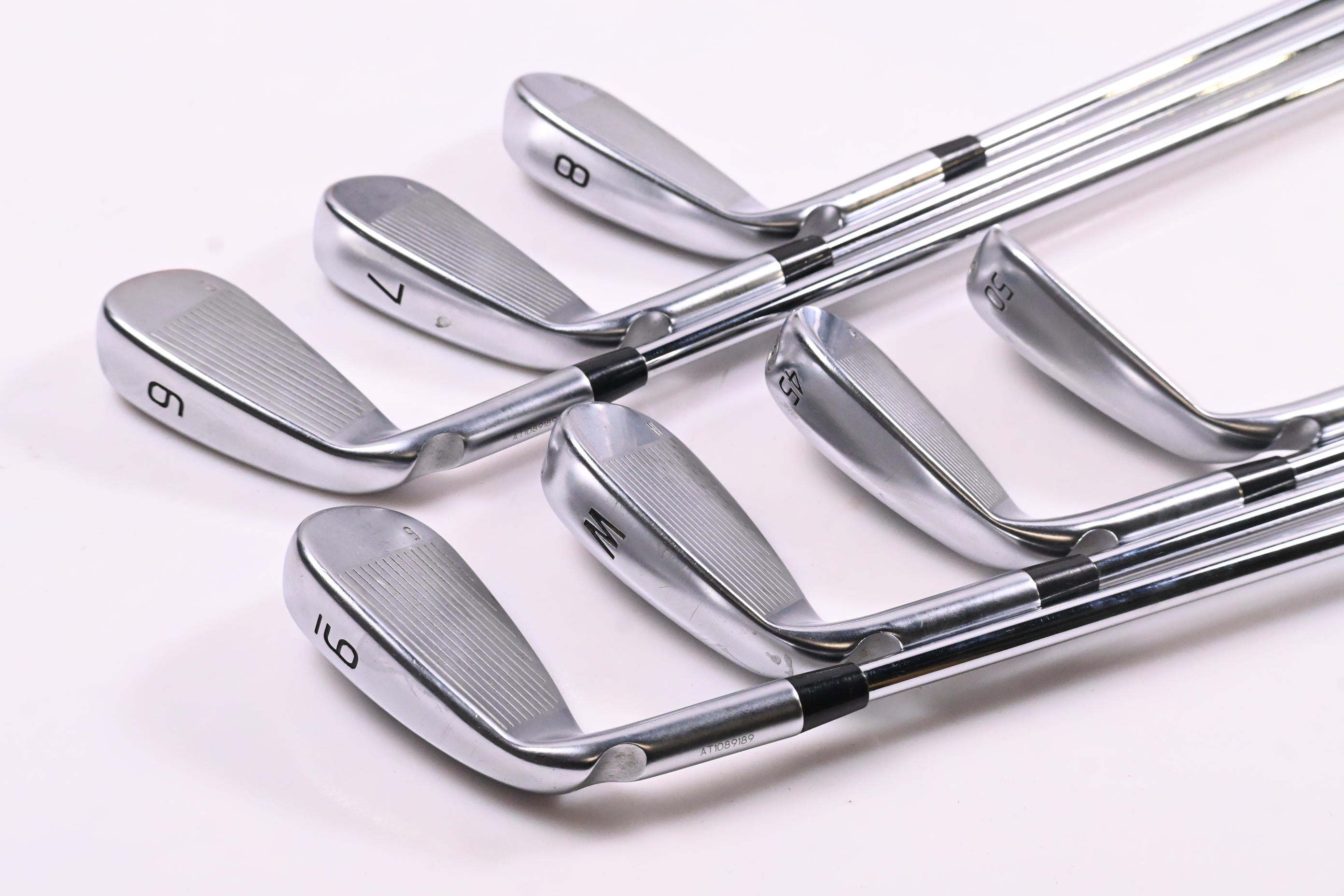 Ping G430 Irons / 6-PW+45°+50° / Green Dot / Regular Flex Ping AWT 2.0 Shafts