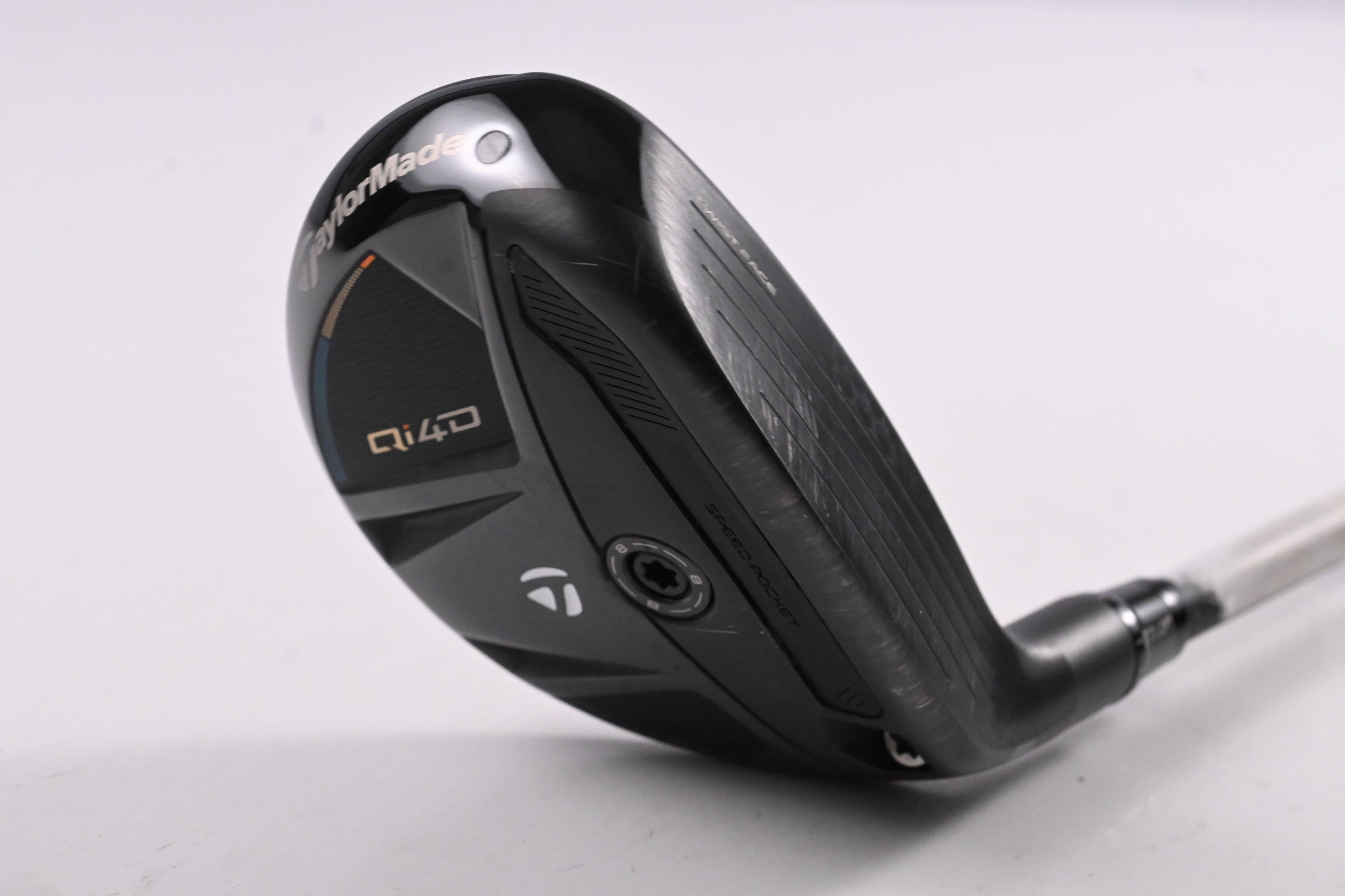 Taylormade Qi4D #3 Hybrid / 19 Degree / Stiff Flex REAX By KBS 75 Shaft