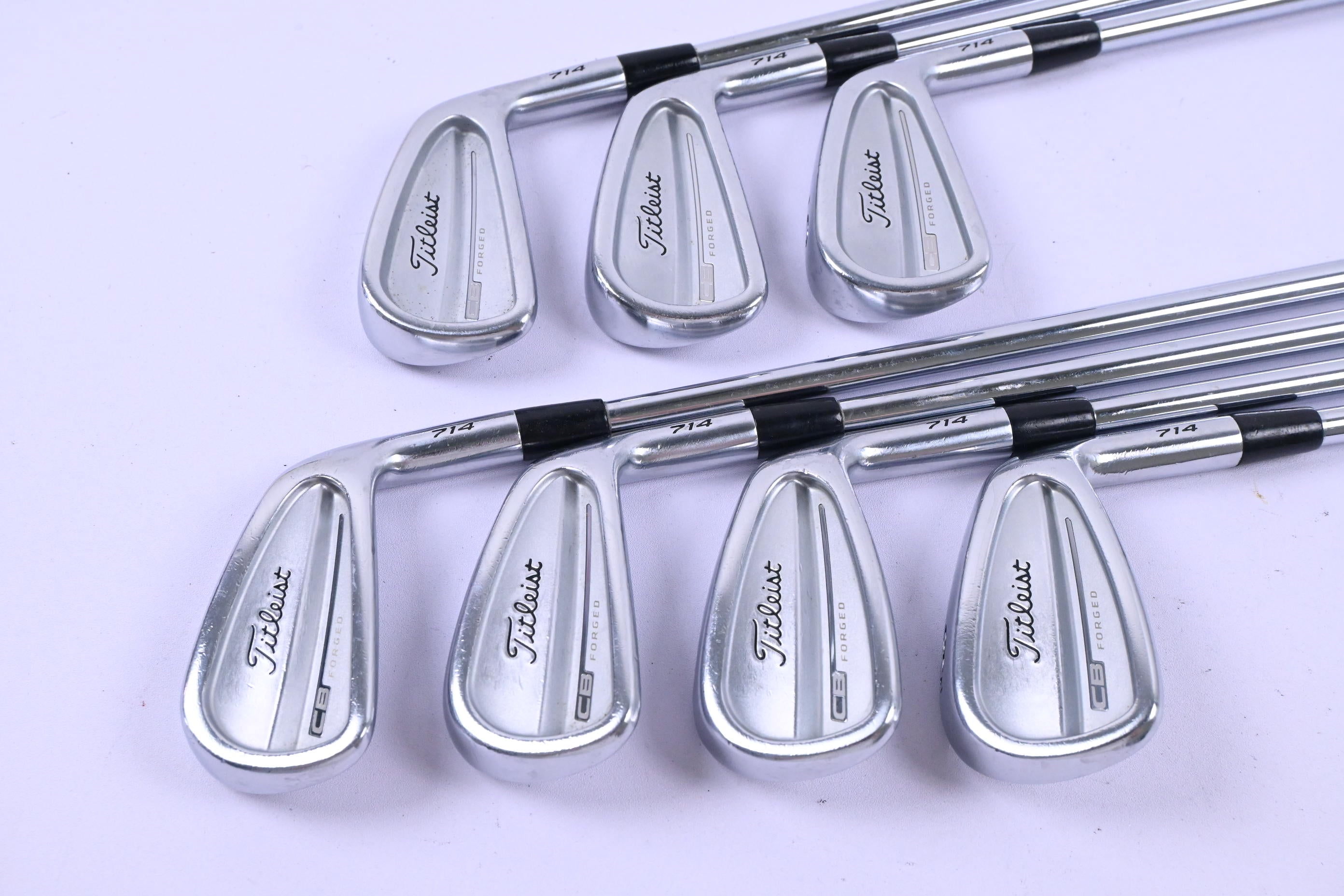 Titleist 714 CB Irons / 3-9Iron / Stiff Flex Project X Precision Shafts