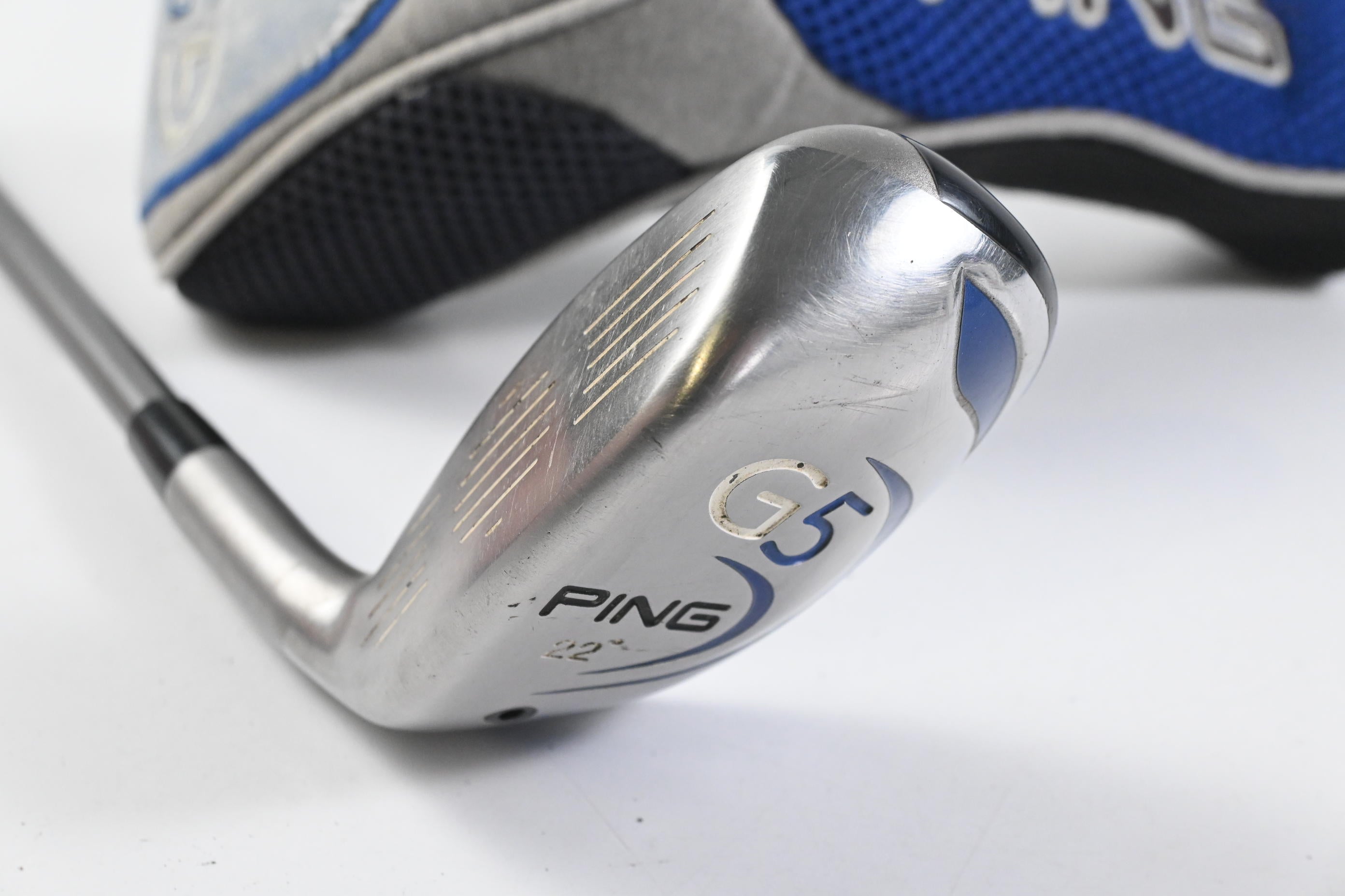 Left Hand Ping G5 #4 Hybrid / 22 Degree / Stiff Flex Ping TFC 100 Shaft