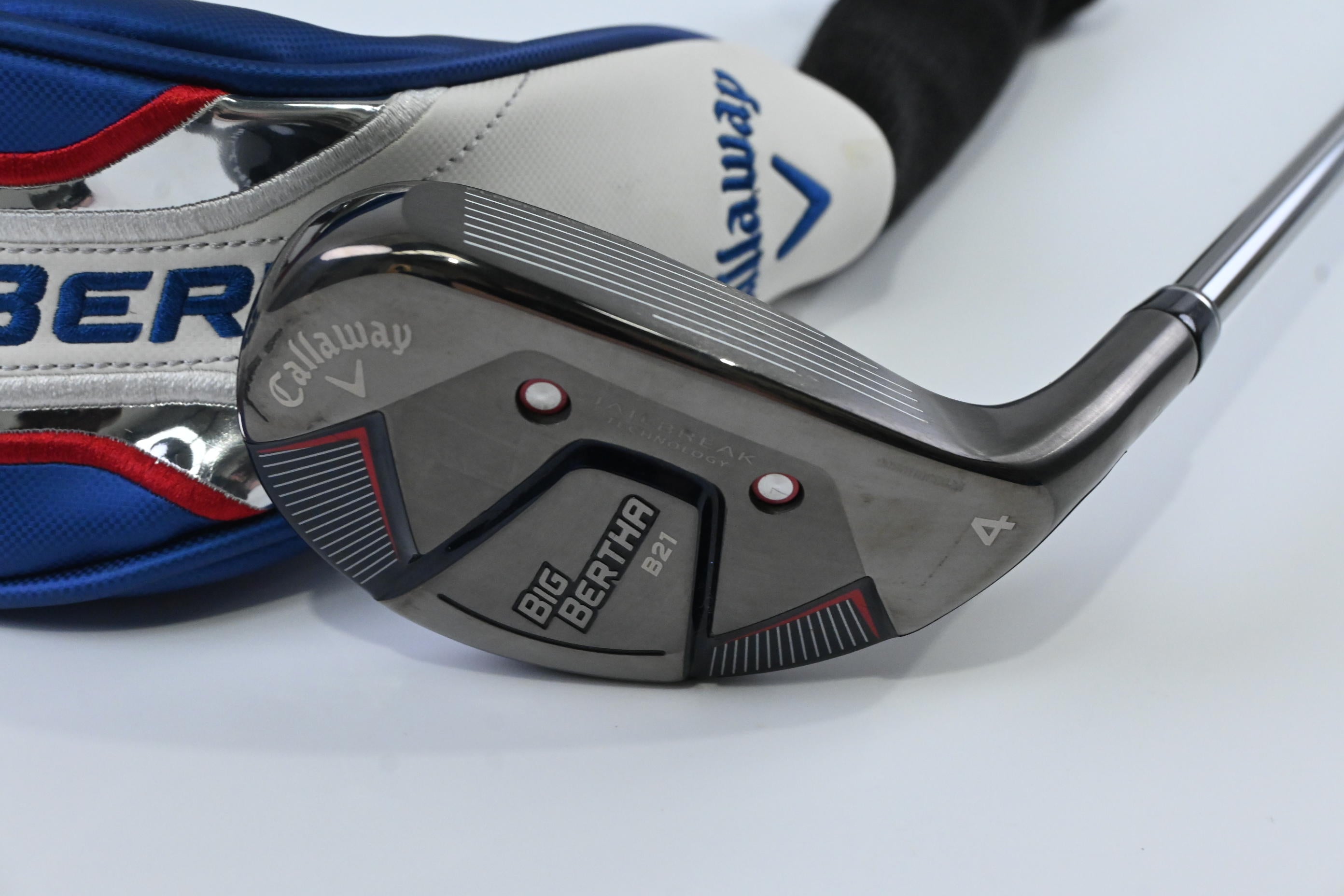 Callaway Big Bertha B21 #4 Hybrid / 21 Degree / Stiff Flex Callaway RCH 65 Shaft