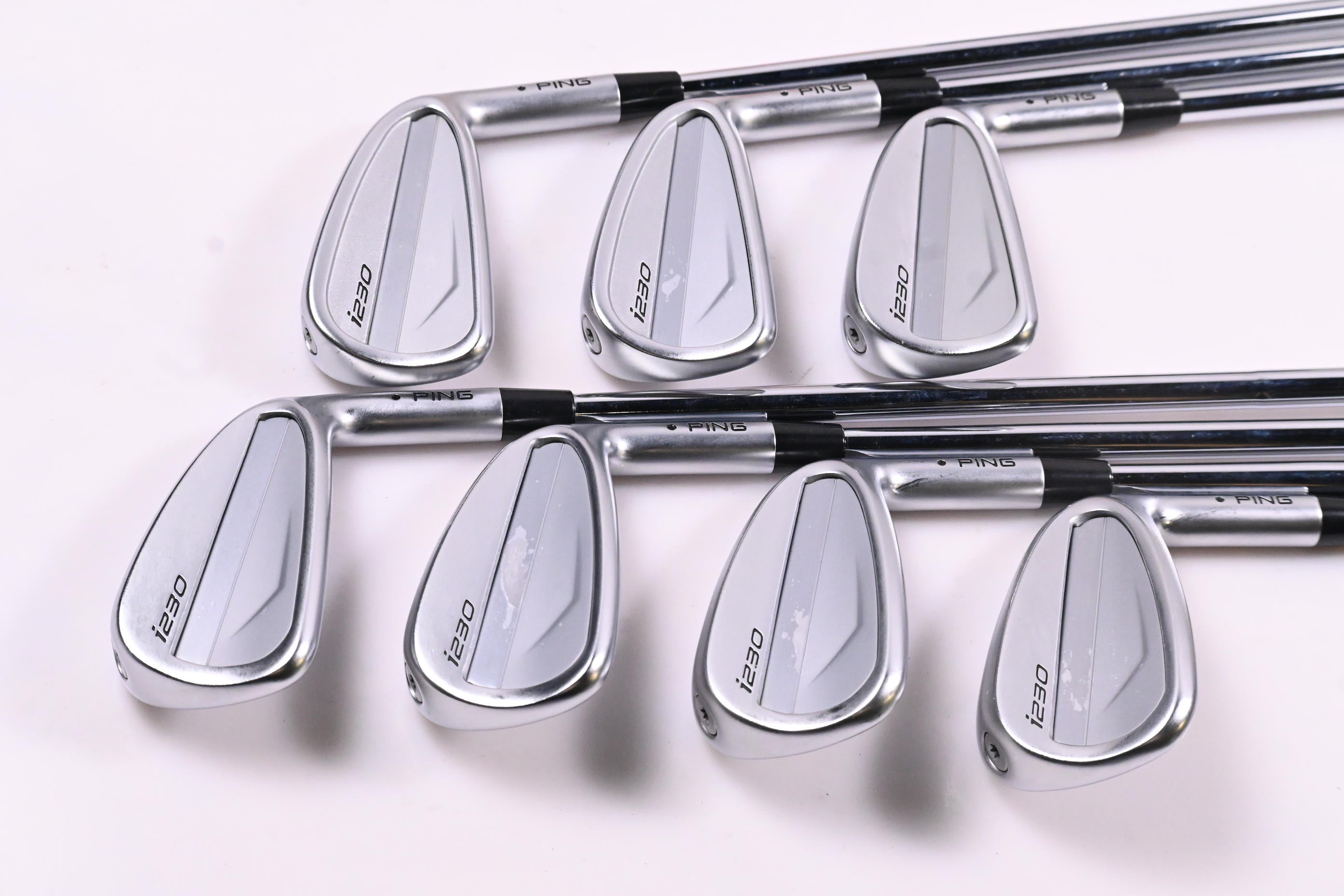 Ping i230 Irons / 4-PW / Black Dot / Stiff Flex Dynamic Gold 120 S300 Shafts