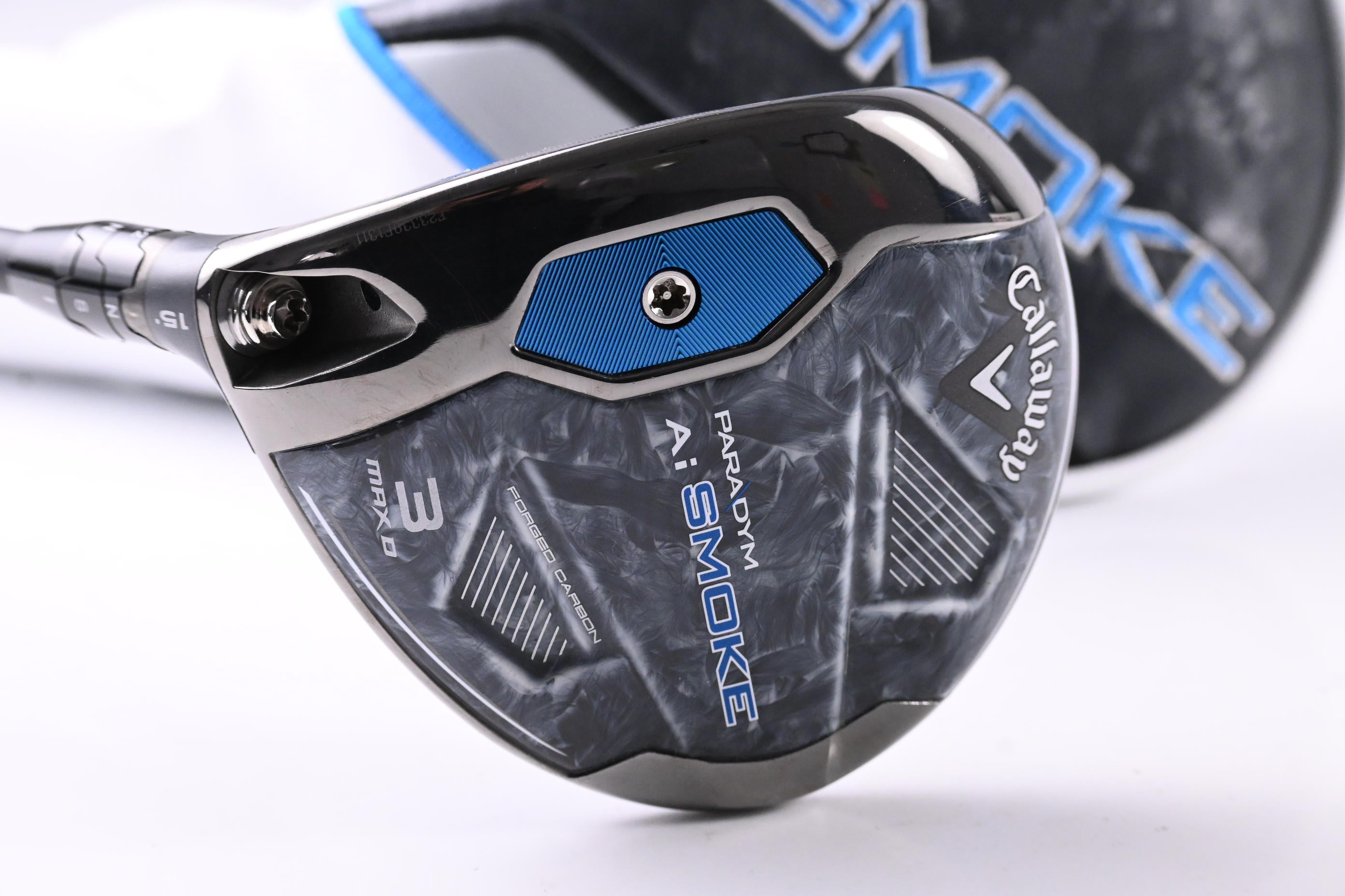 Left Hand Callaway Paradym Ai Smoke Max D #3 Wood / 15 Degree / Stiff Flex Shaft