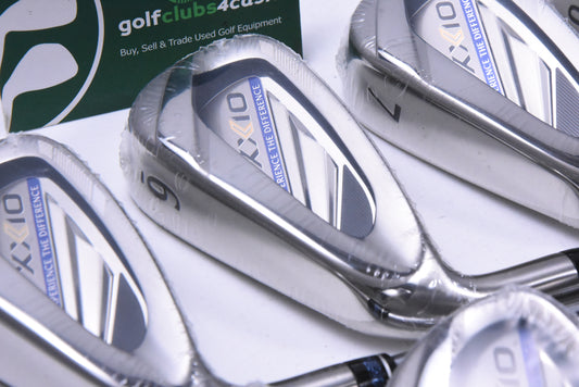 Left Hand XXIO 11 Irons / 5-PW+AW+SW / Regular Flex N.S.PRO 860GH D.S.T Shafts