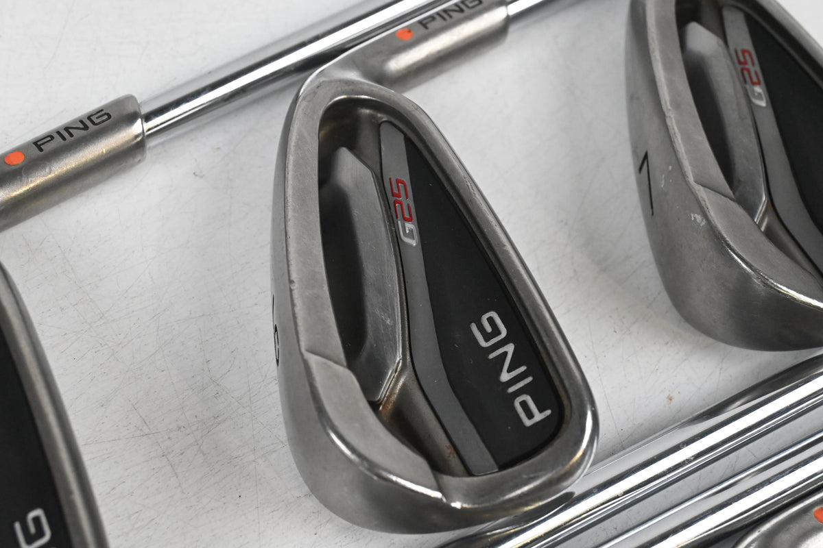 Ping G25 Irons / 5-PW+SW / Orange Dot / Regular Flex Ping CFS Shafts