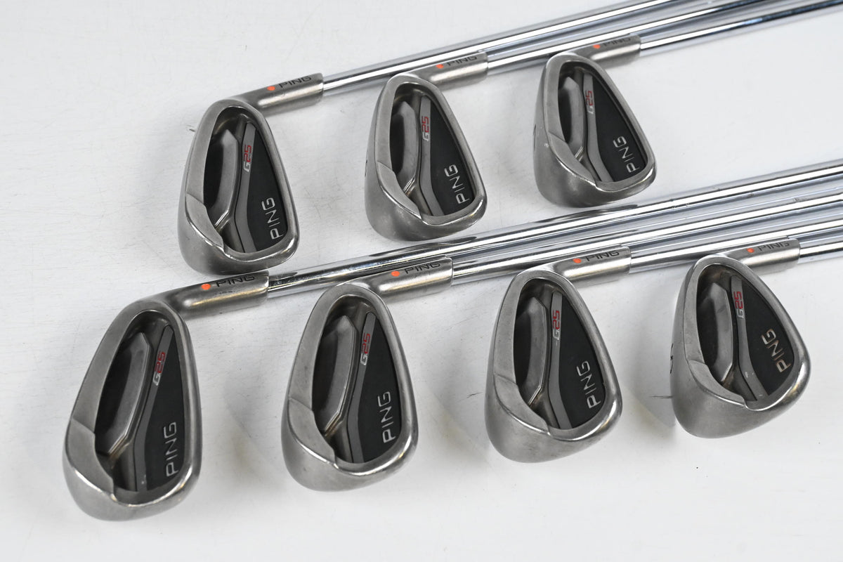 Ping G25 Irons / 5-PW+SW / Orange Dot / Regular Flex Ping CFS Shafts